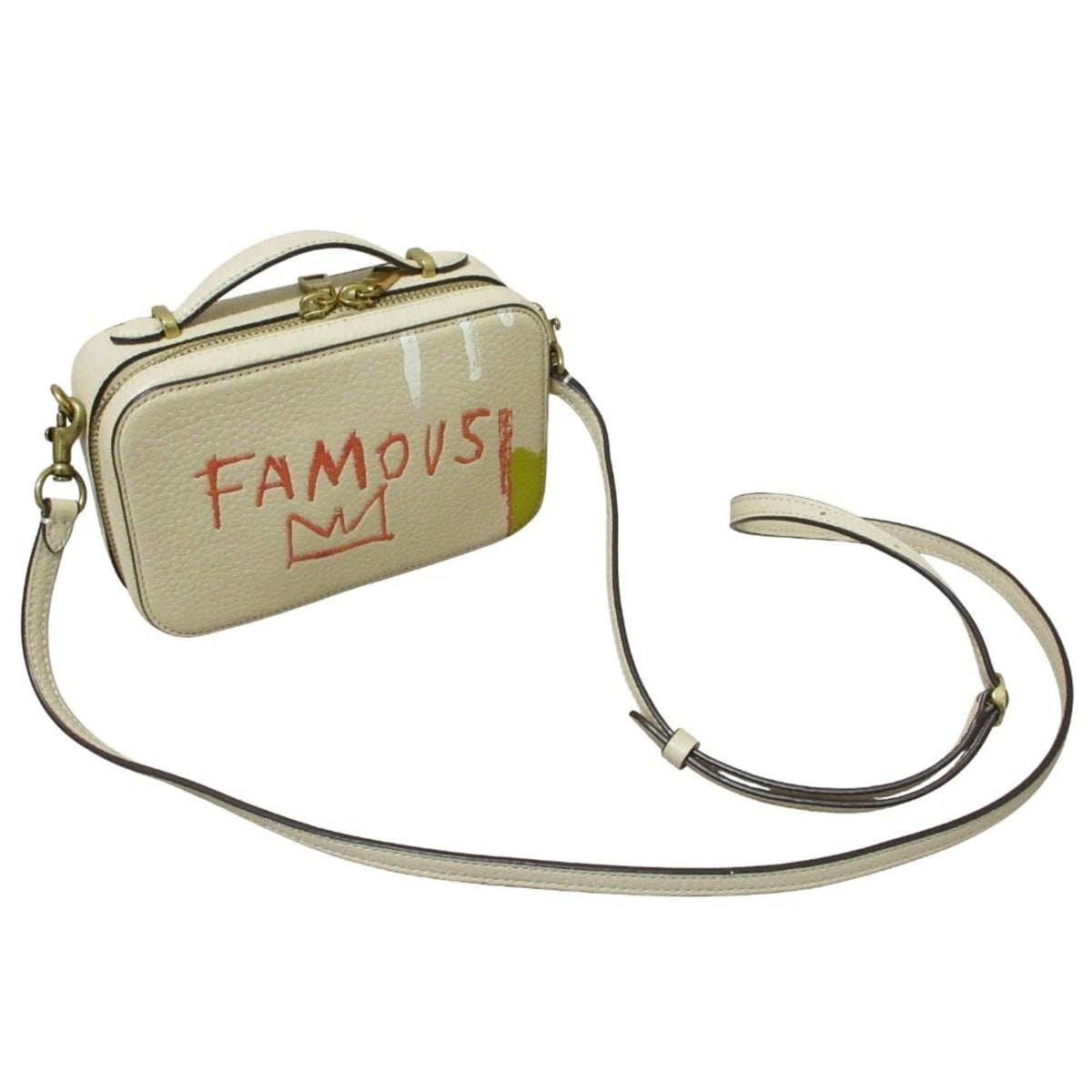Coach Ivory Ivory Handbag Shoulder Bag (Pre-Owned)