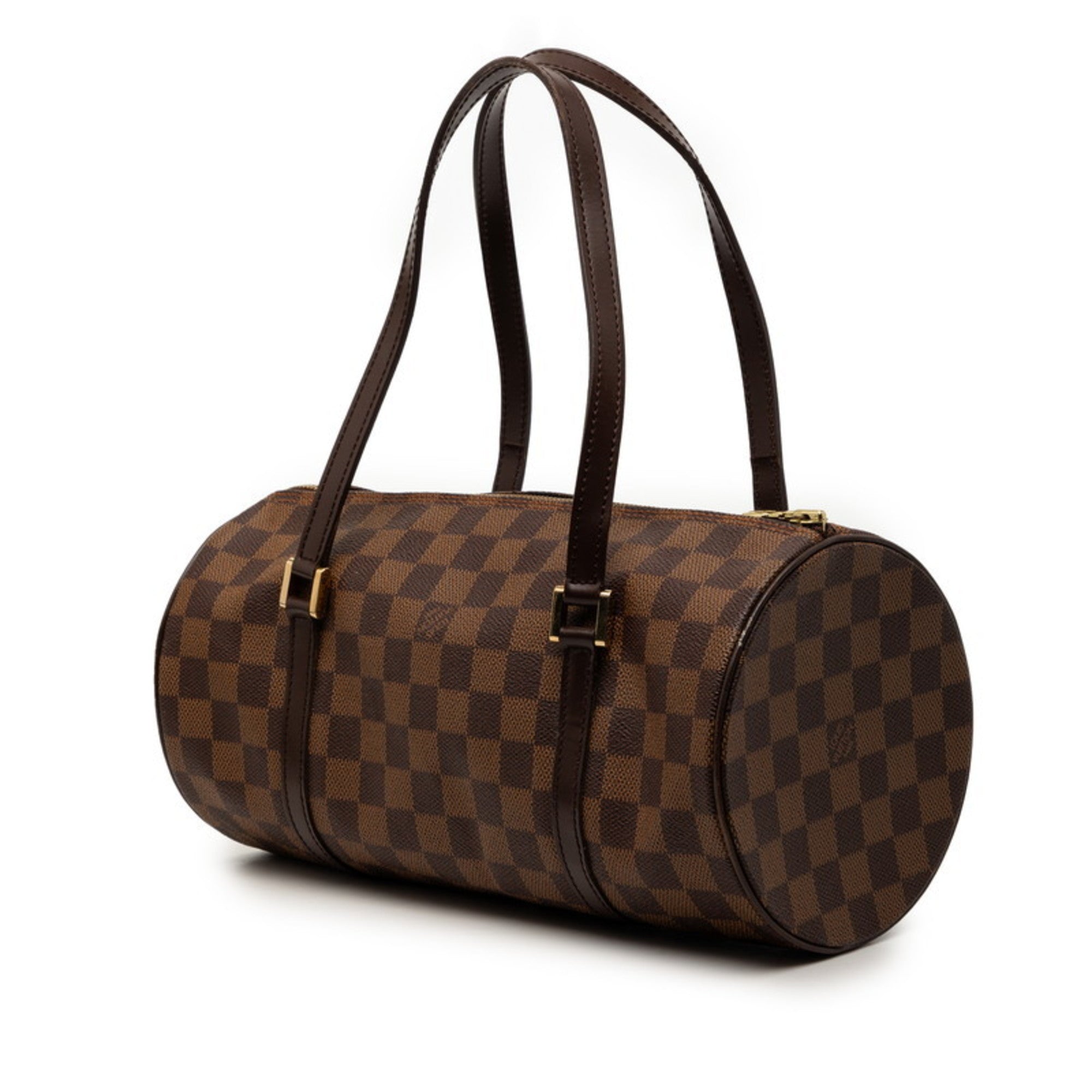Louis Vuitton Damier Brown Pvc Leather Handbag (Pre-Owned)