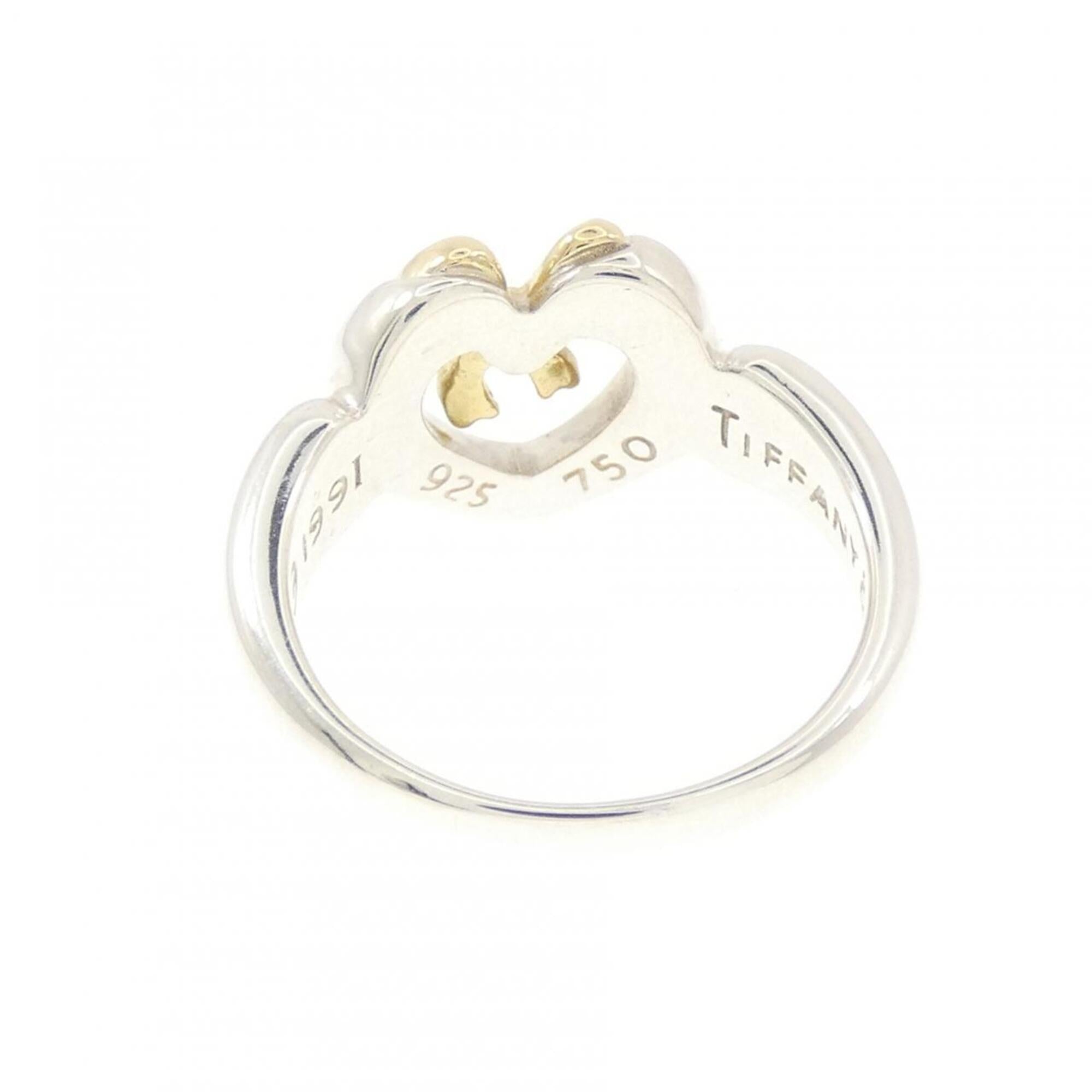 Tiffany Yellow Gold (18K) Silver 925 Band Ring (Pre-Owned)