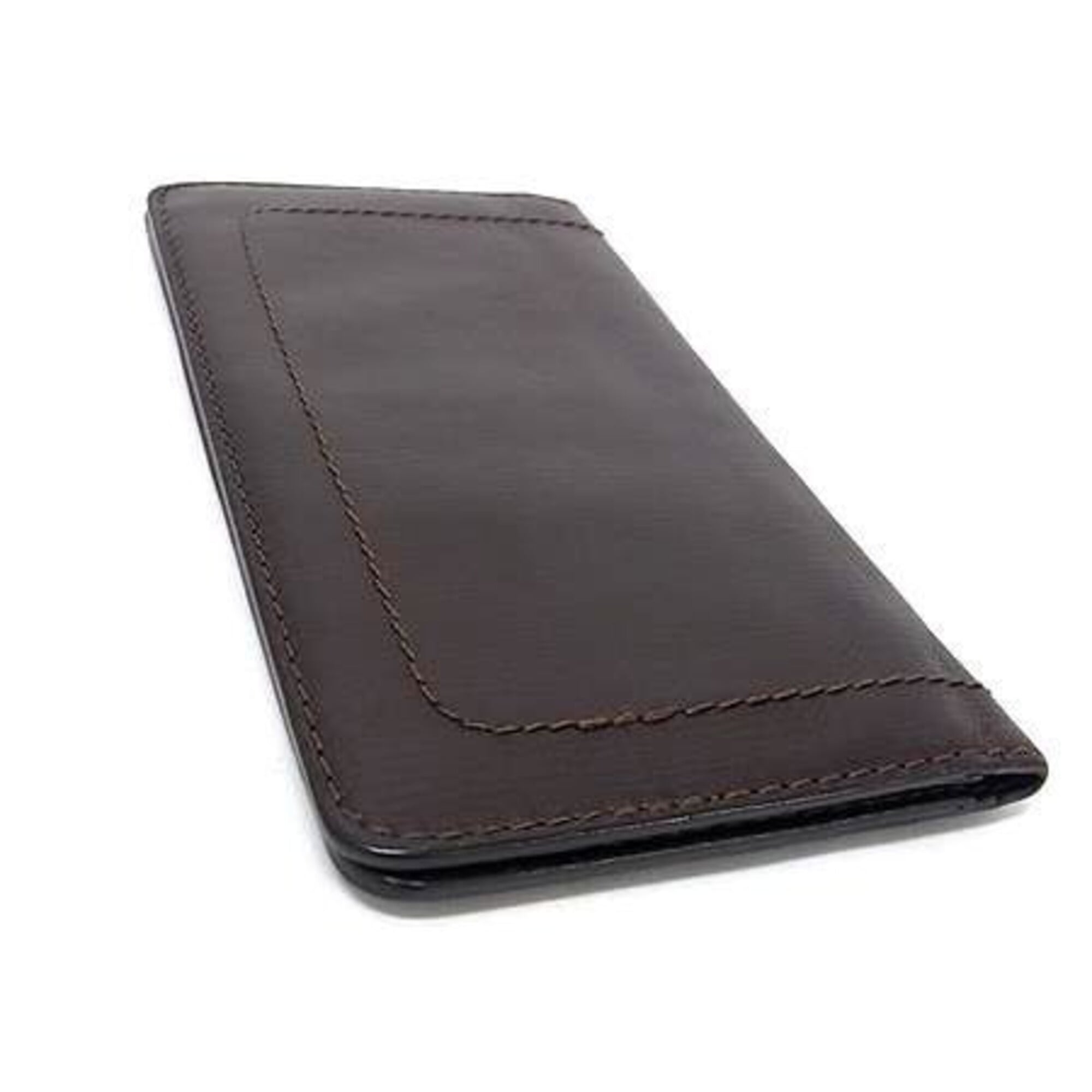 Louis Vuitton Coffee Dark Brown Utah Leather Long Wallet (Bi-Fold) (Pre-Owned)