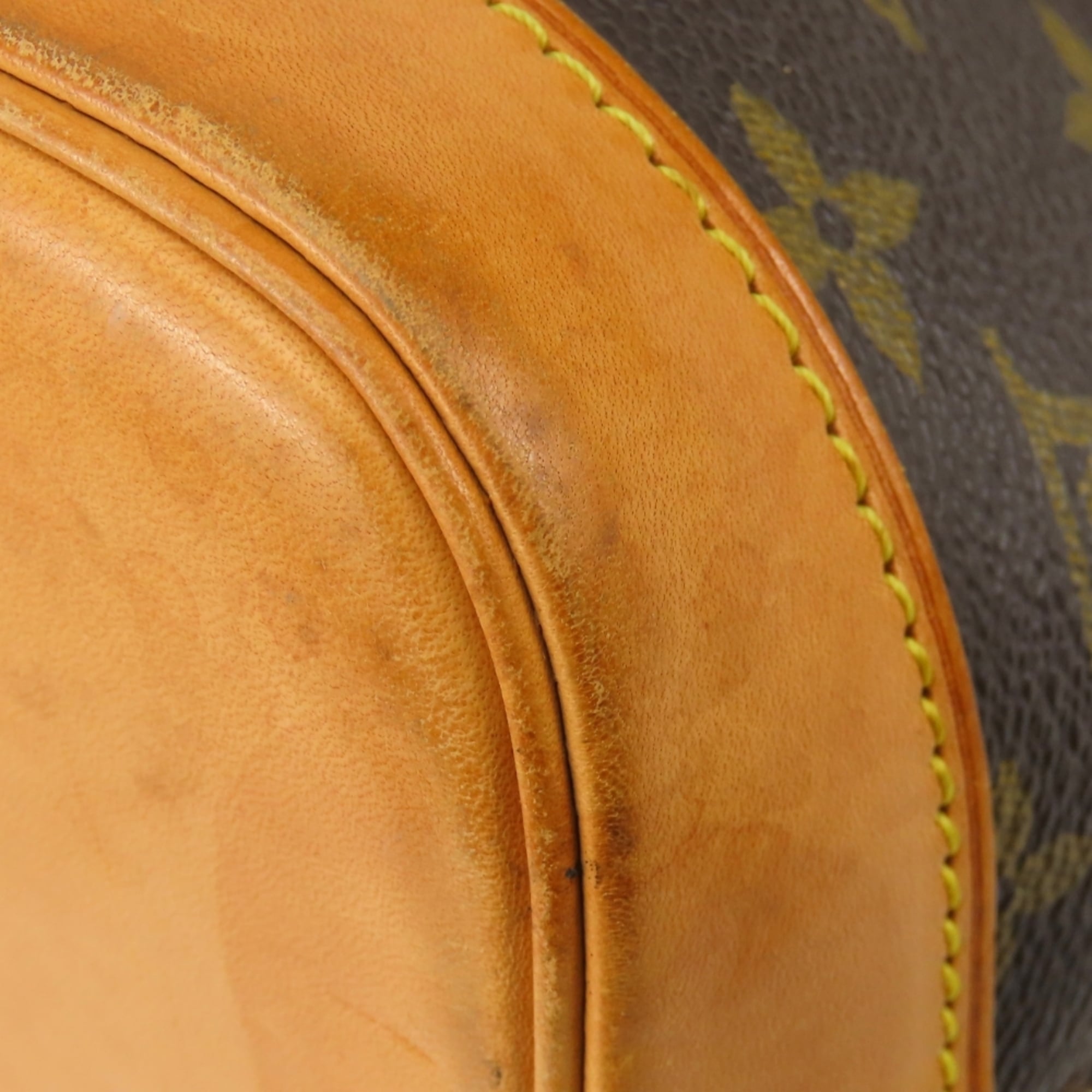 Louis Vuitton Brown Monogram Leather Handbag (Pre-Owned)