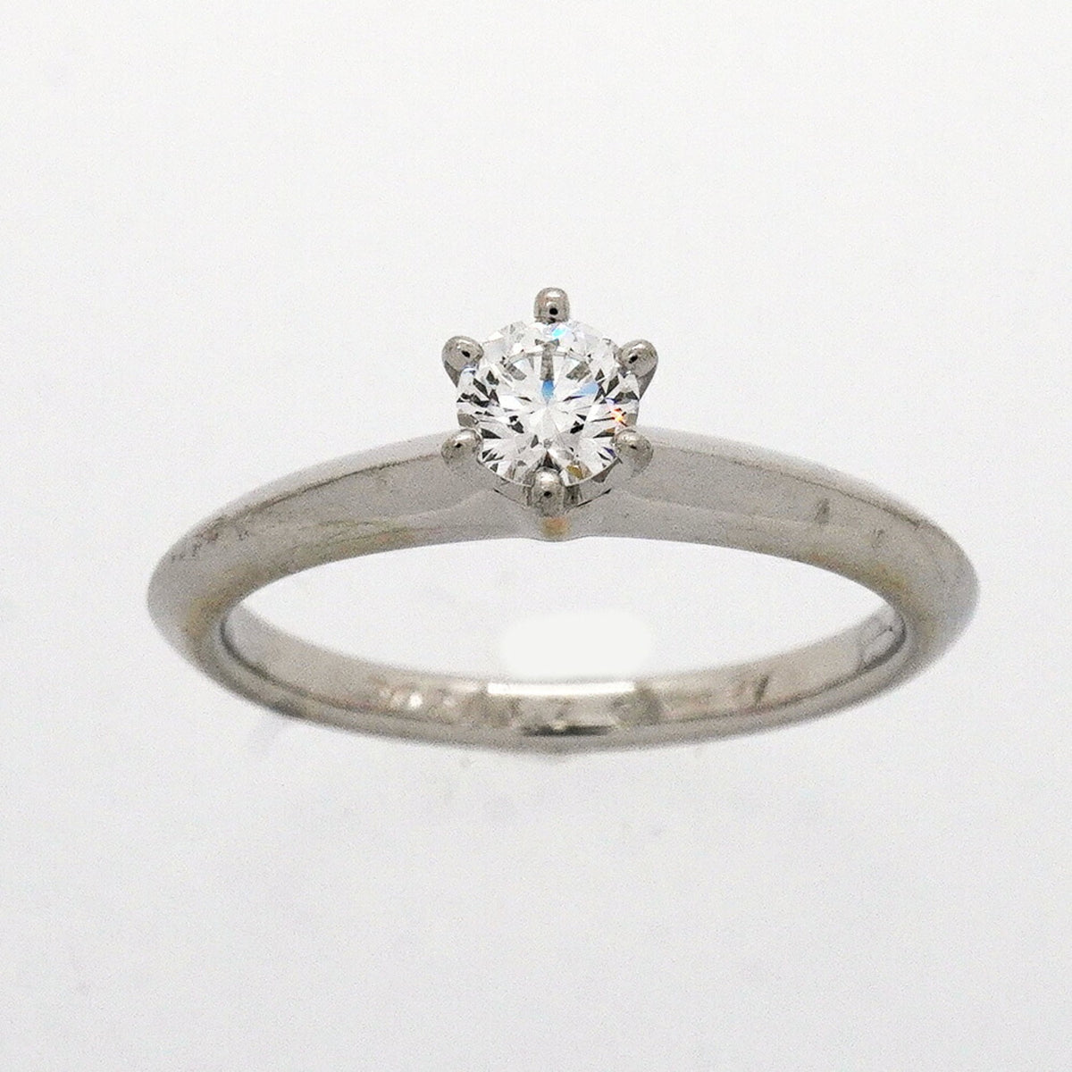 Tiffany Platinum 950 Band Ring (Pre-Owned)