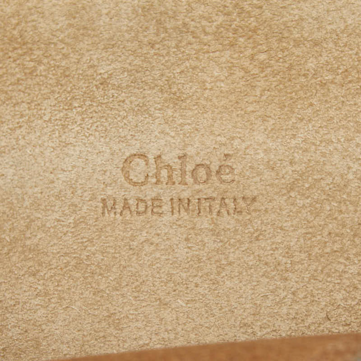 Chloé Beige Suede Leather Shoulder Bag (Pre-Owned)