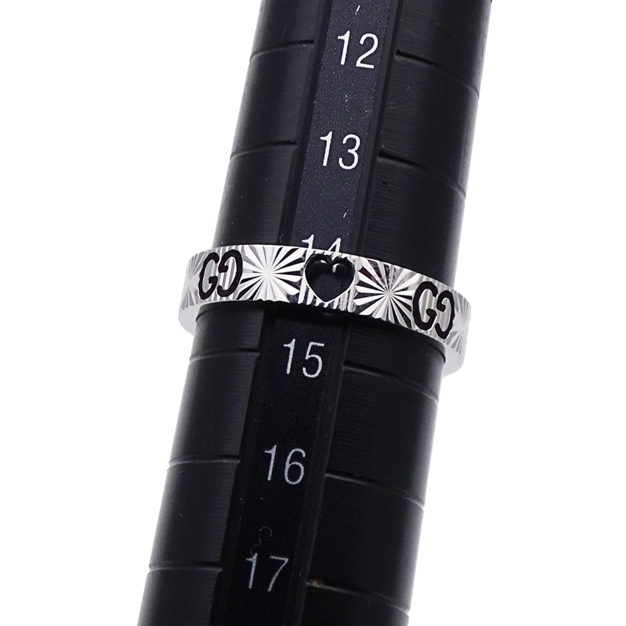 Gucci Icon White Gold White Gold (18K) Band Ring (Pre-Owned)