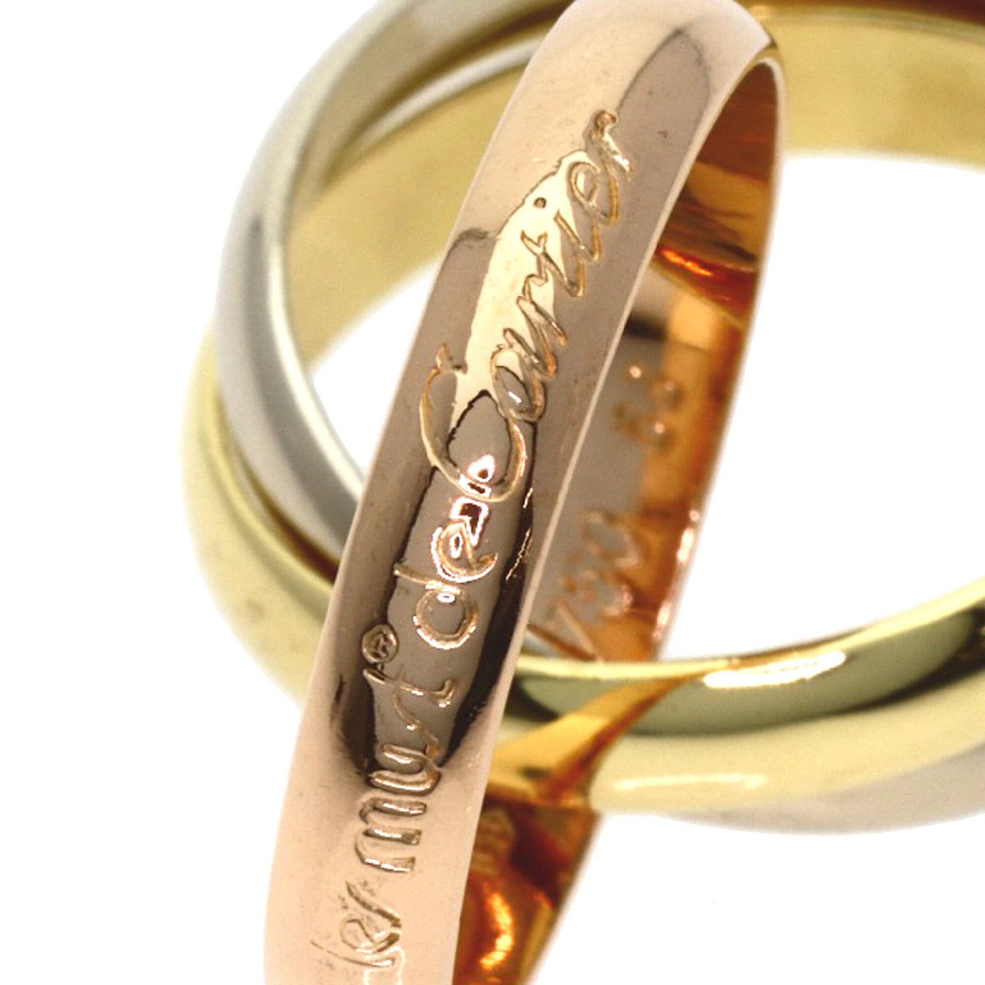 Cartier Yellow Gold (18K) Pink Gold (18K) White Gold (18K) Band Ring (Pre-Owned)