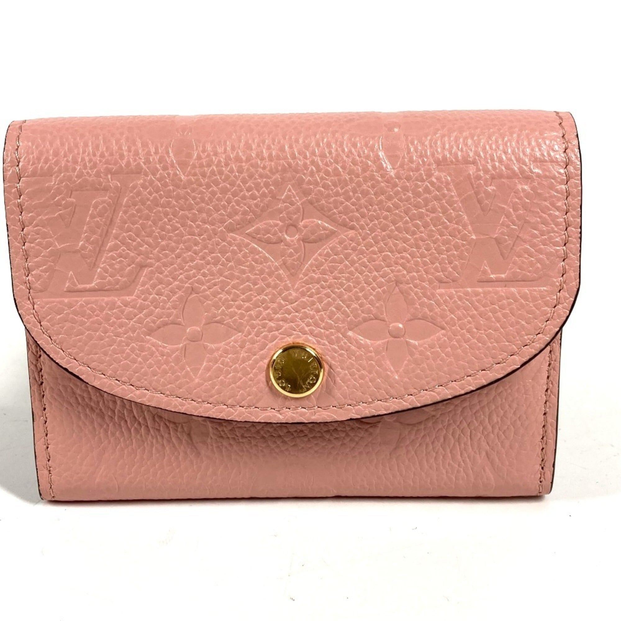 Louis Vuitton Pink Rose Poudre Monogram Empreinte Leather Wallet (Bi-Fold) (Pre-Owned)