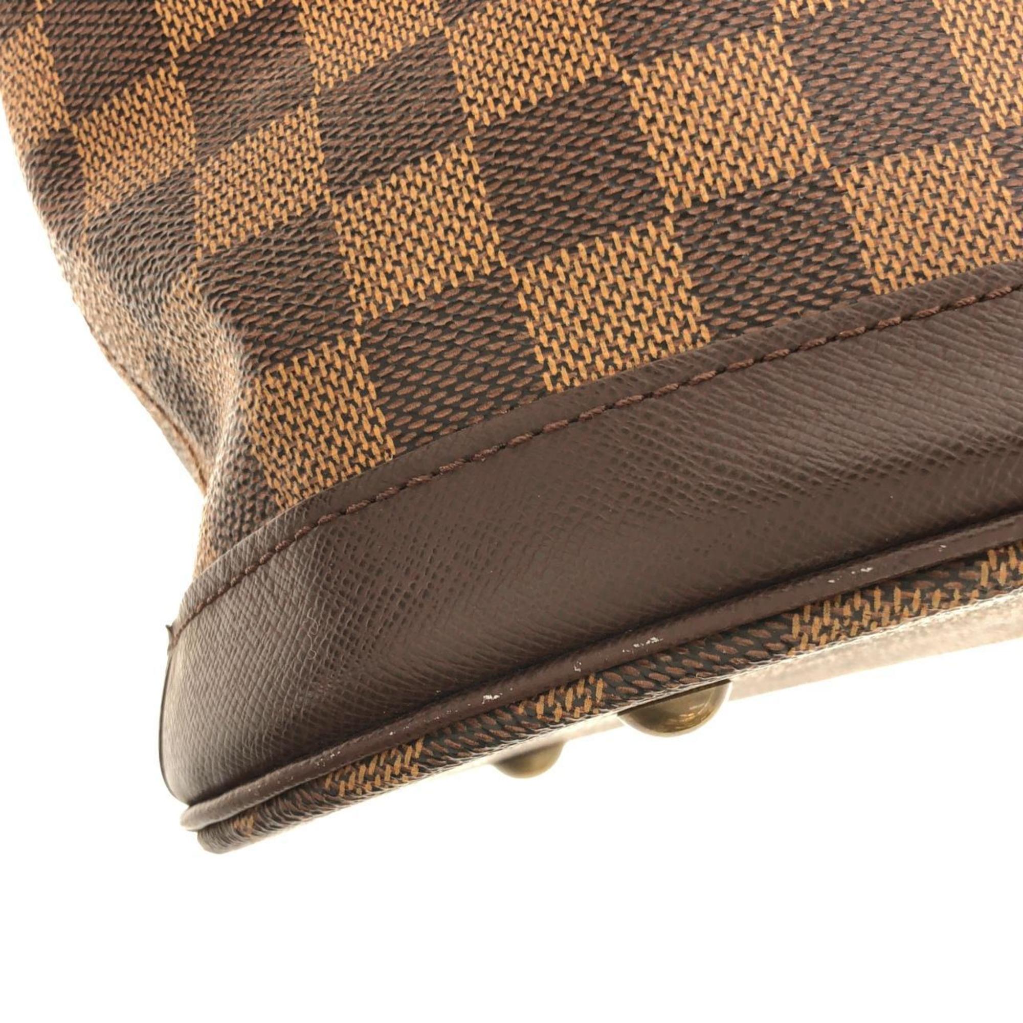 Louis Vuitton Ebene Coated Canvas Pouch Shoulder Bag (Pre-Owned)