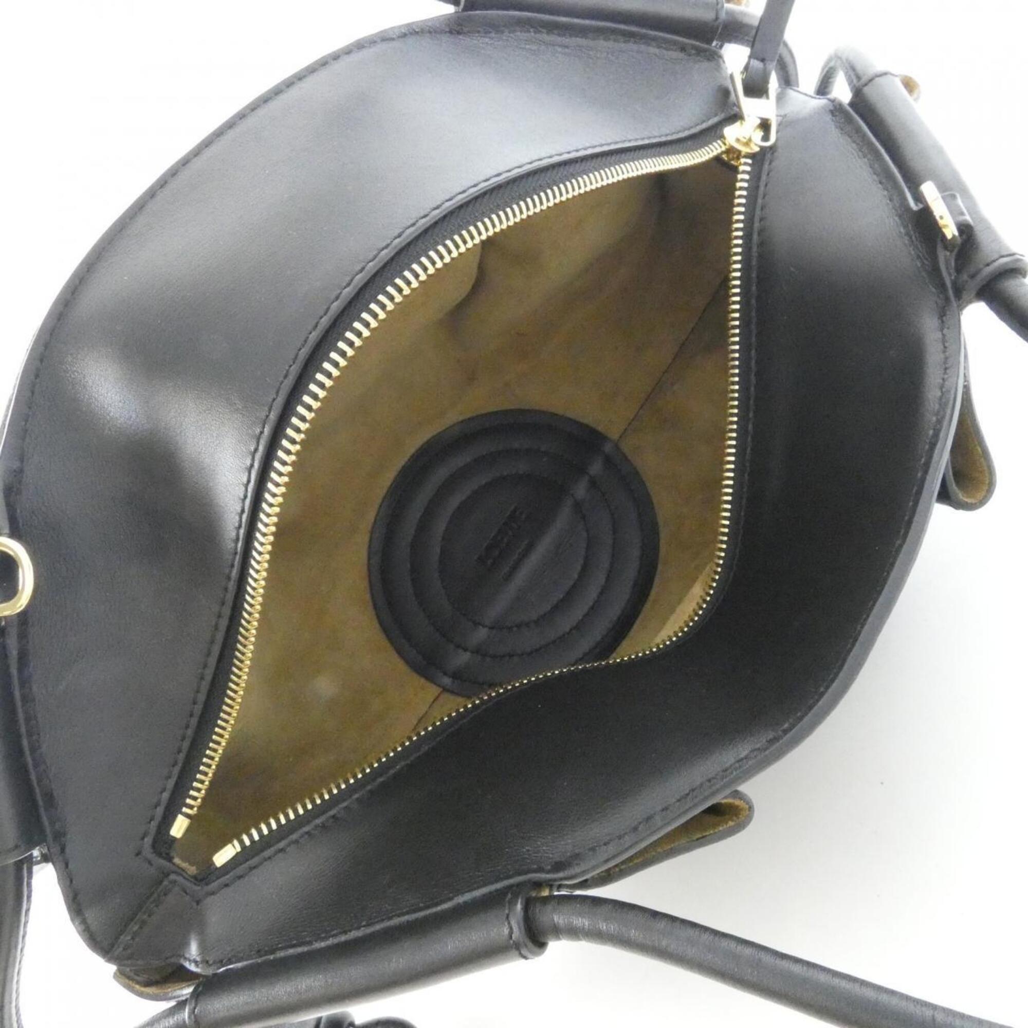 Loewe Black Leather Handbag (Pre-Owned)