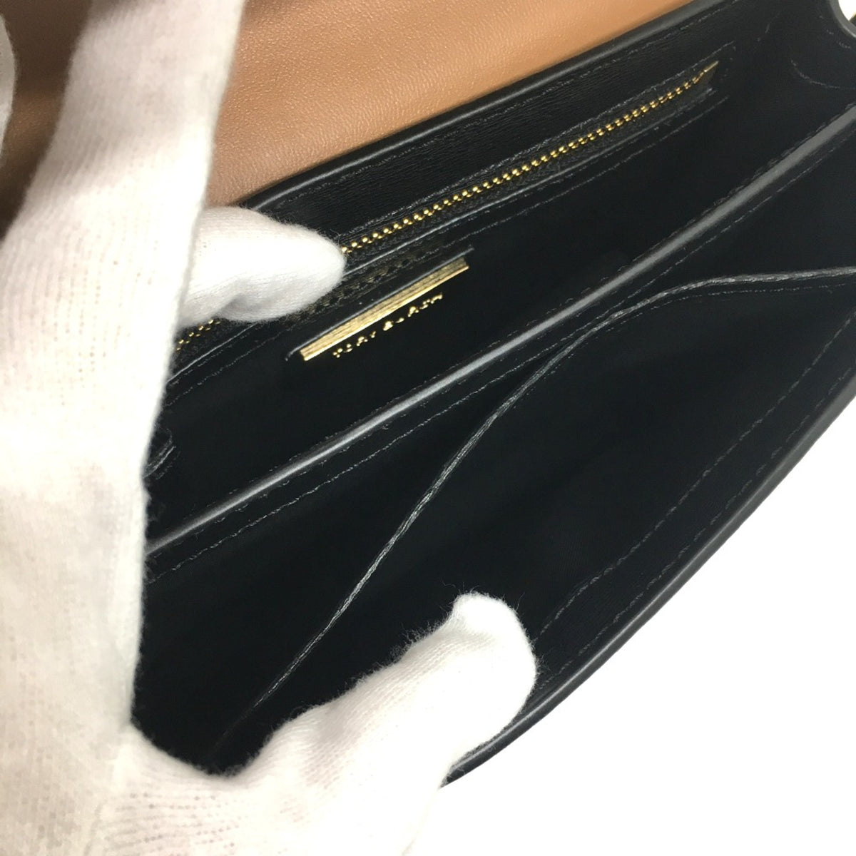 Tory Burch Black Leather Shoulder Bag (Pre-Owned)