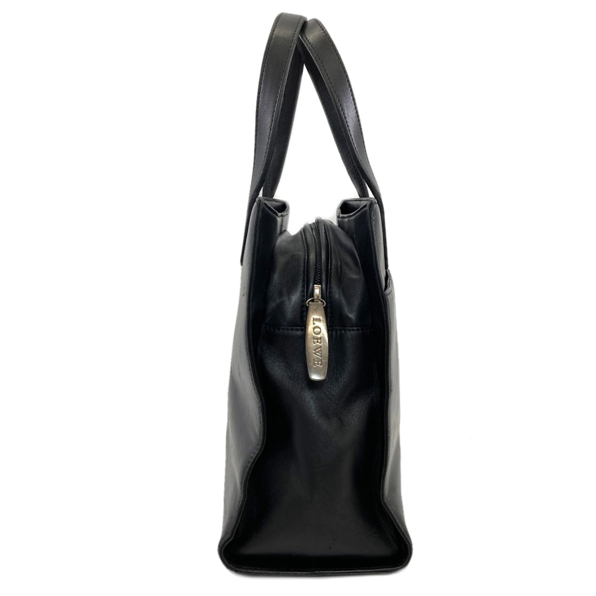 Loewe Black Leather Handbag (Pre-Owned)