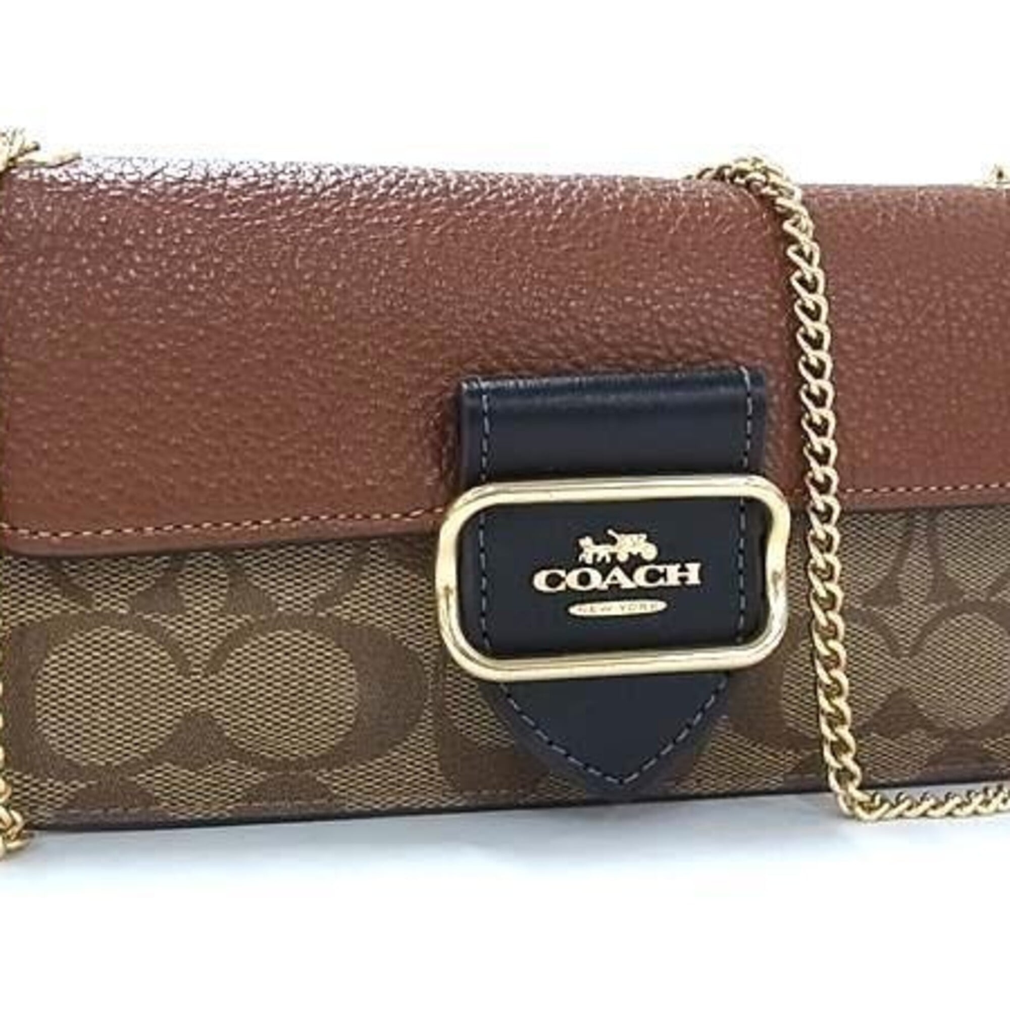 Coach Brown Pvc Leather Shoulder Bag (Pre-Owned)
