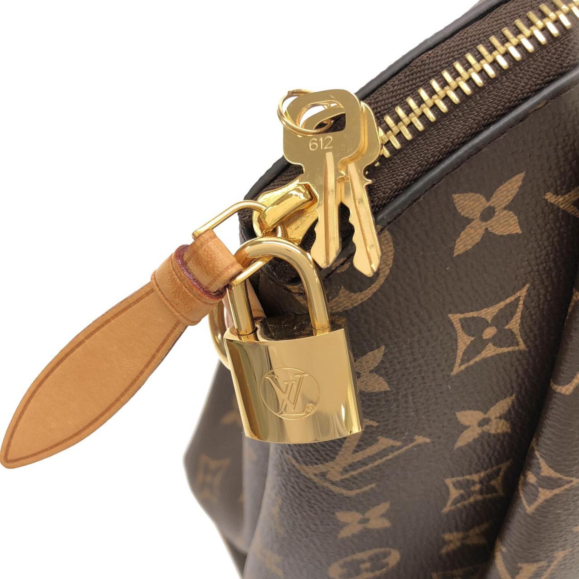 Louis Vuitton Marron Coated Canvas Handbag (Pre-Owned)
