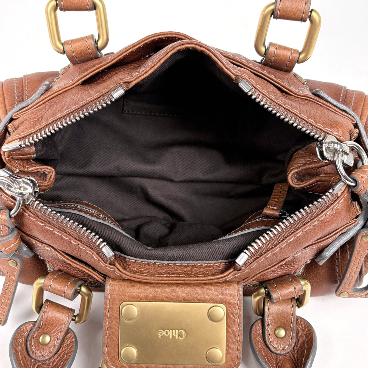 Chloé Paddington Brown Leather Handbag (Pre-Owned)