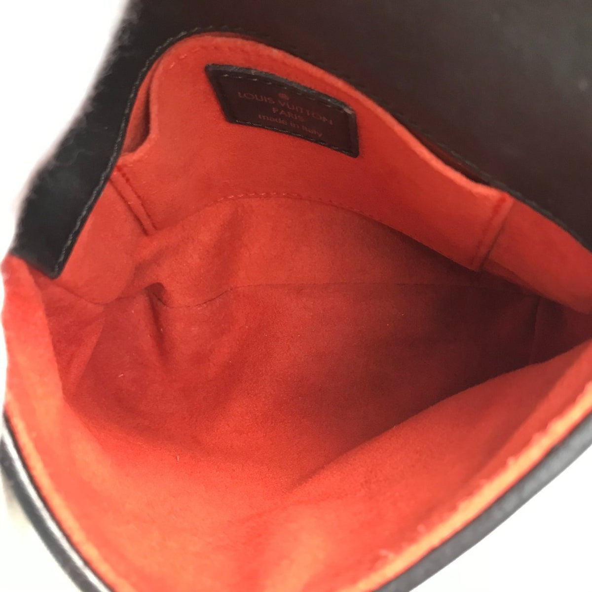 Louis Vuitton Brown Leather Pochette Shoulder Bag (Pre-Owned)