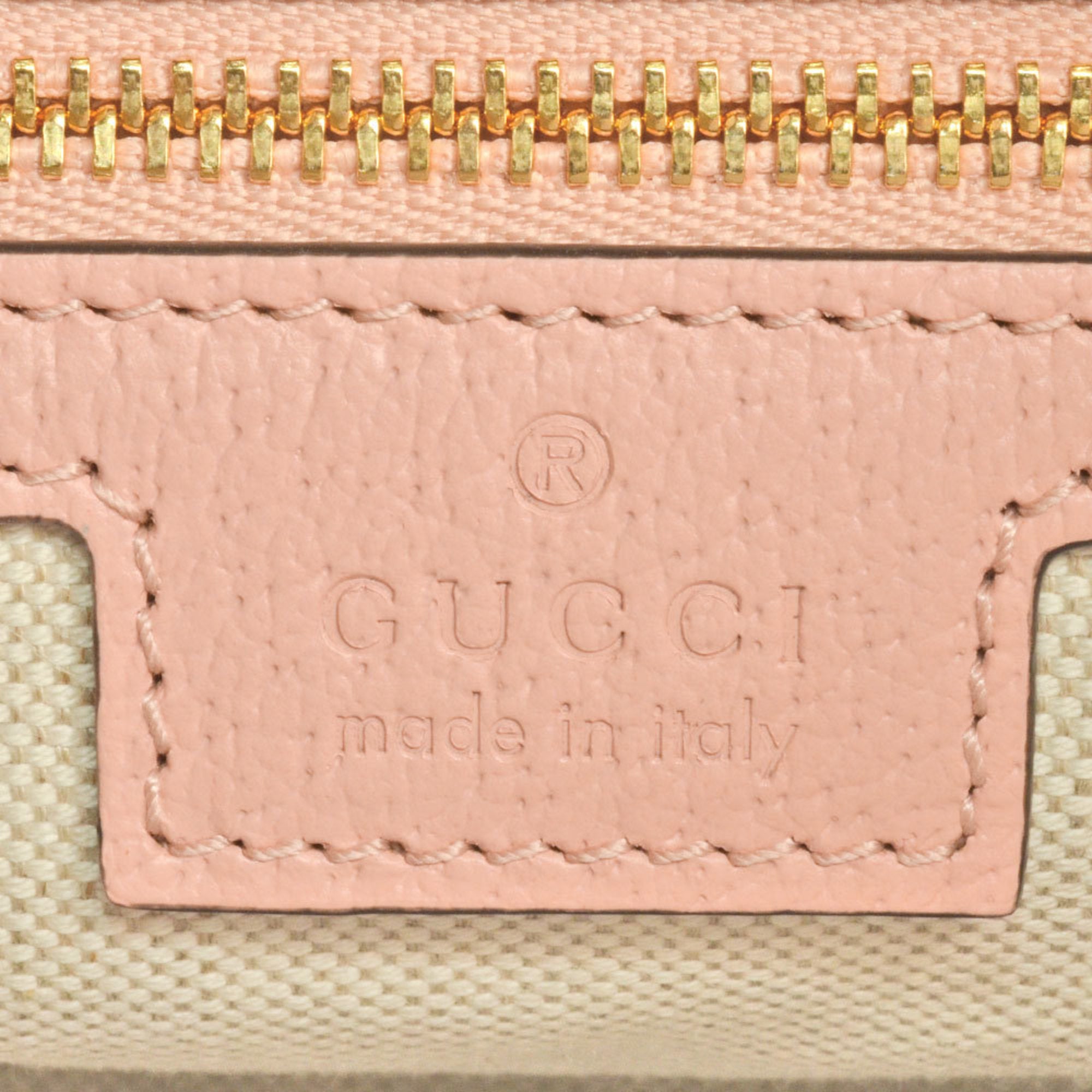 Gucci Pink Gg Supreme Shoulder Bag (Pre-Owned)