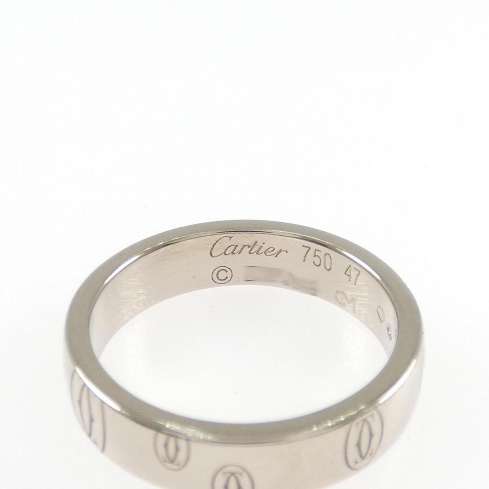Cartier White Gold White Gold (18K) Band Ring (Pre-Owned)