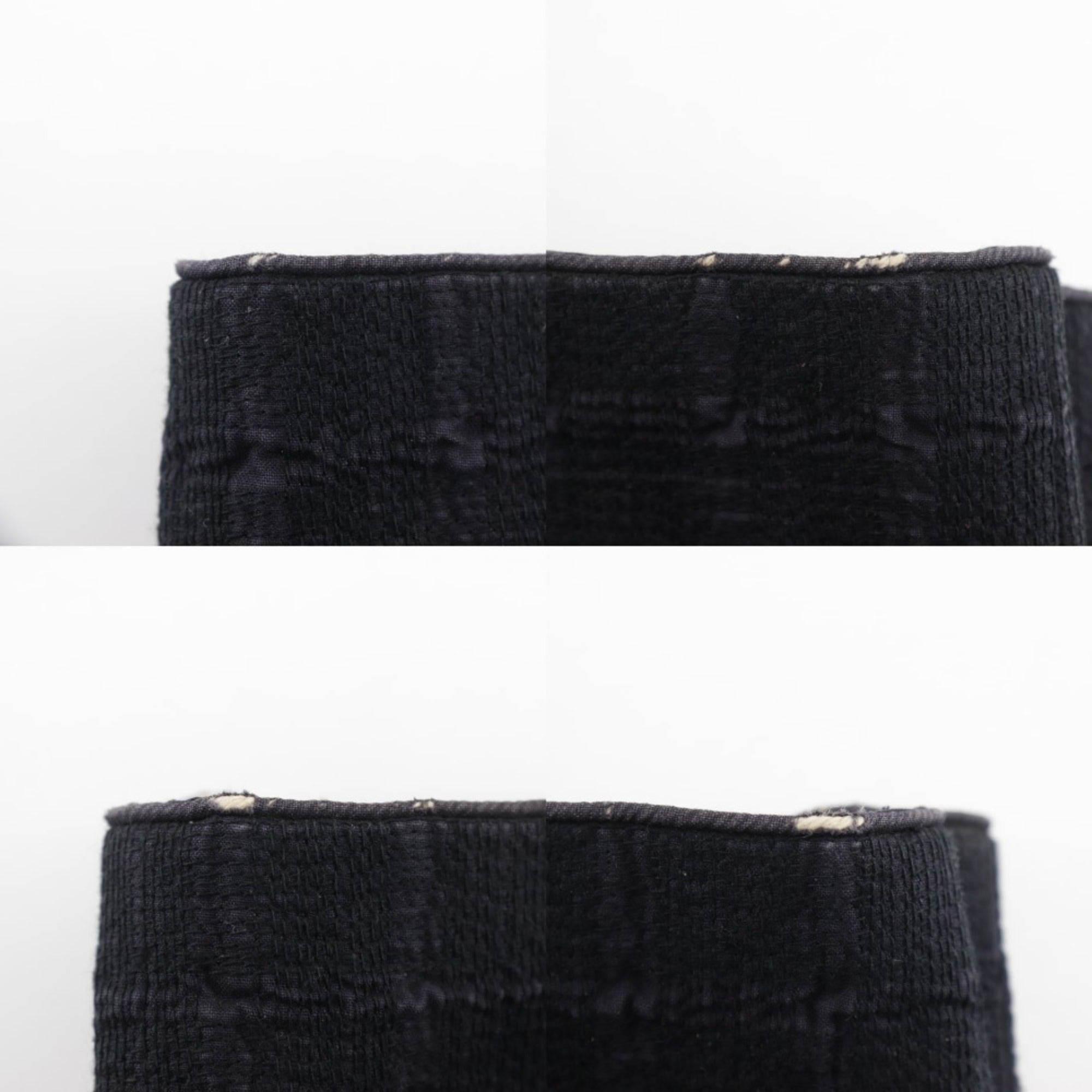 Hermes Ahmedabad Black Canvas Shoulder Bag (Pre-Owned)