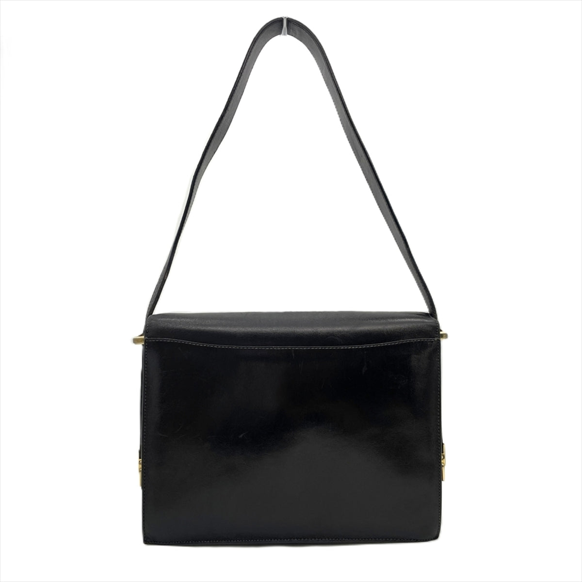Celine Black Leather Shoulder Bag (Pre-Owned)