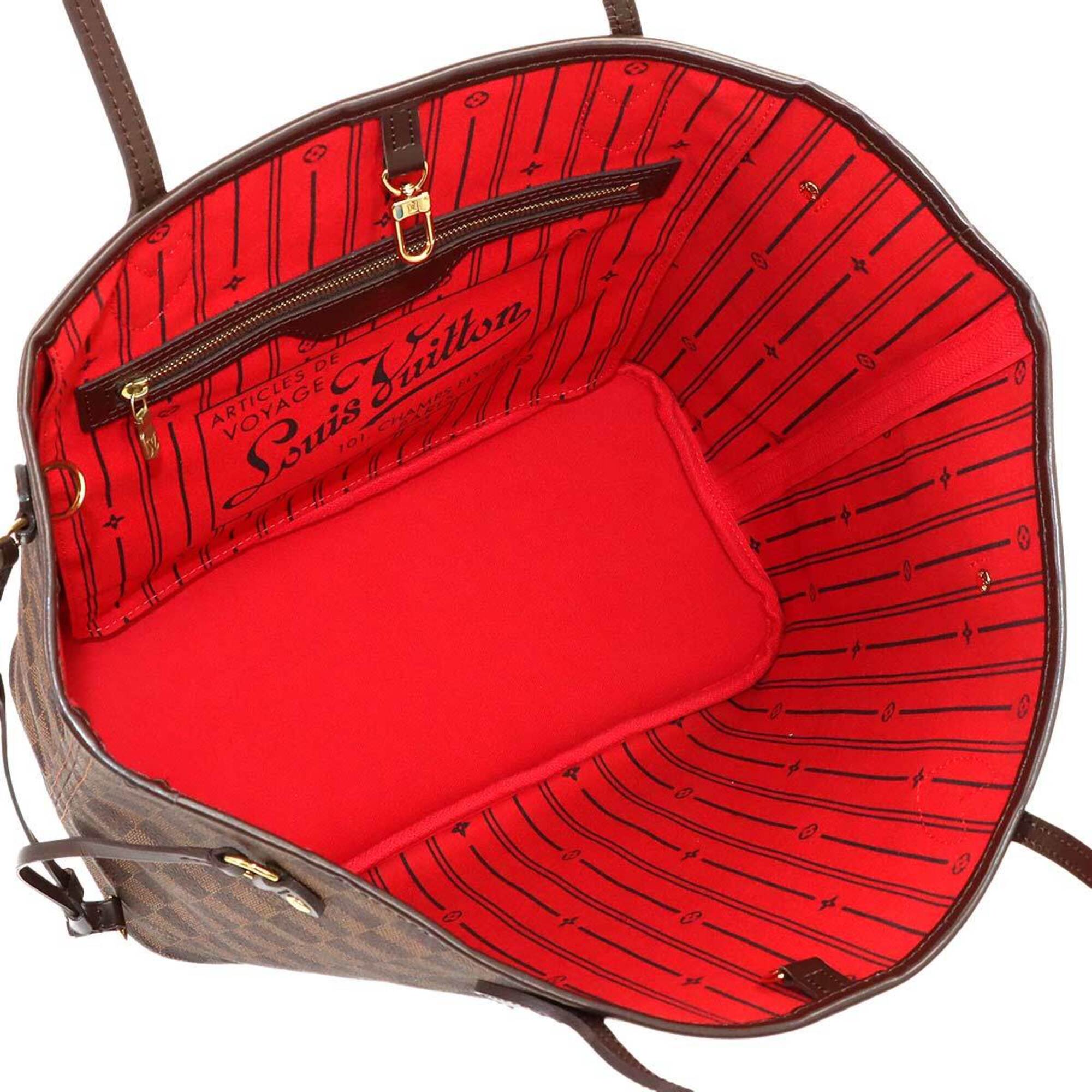 Louis Vuitton Cerise Ebene Damier Canvas Tote Bag (Pre-Owned)