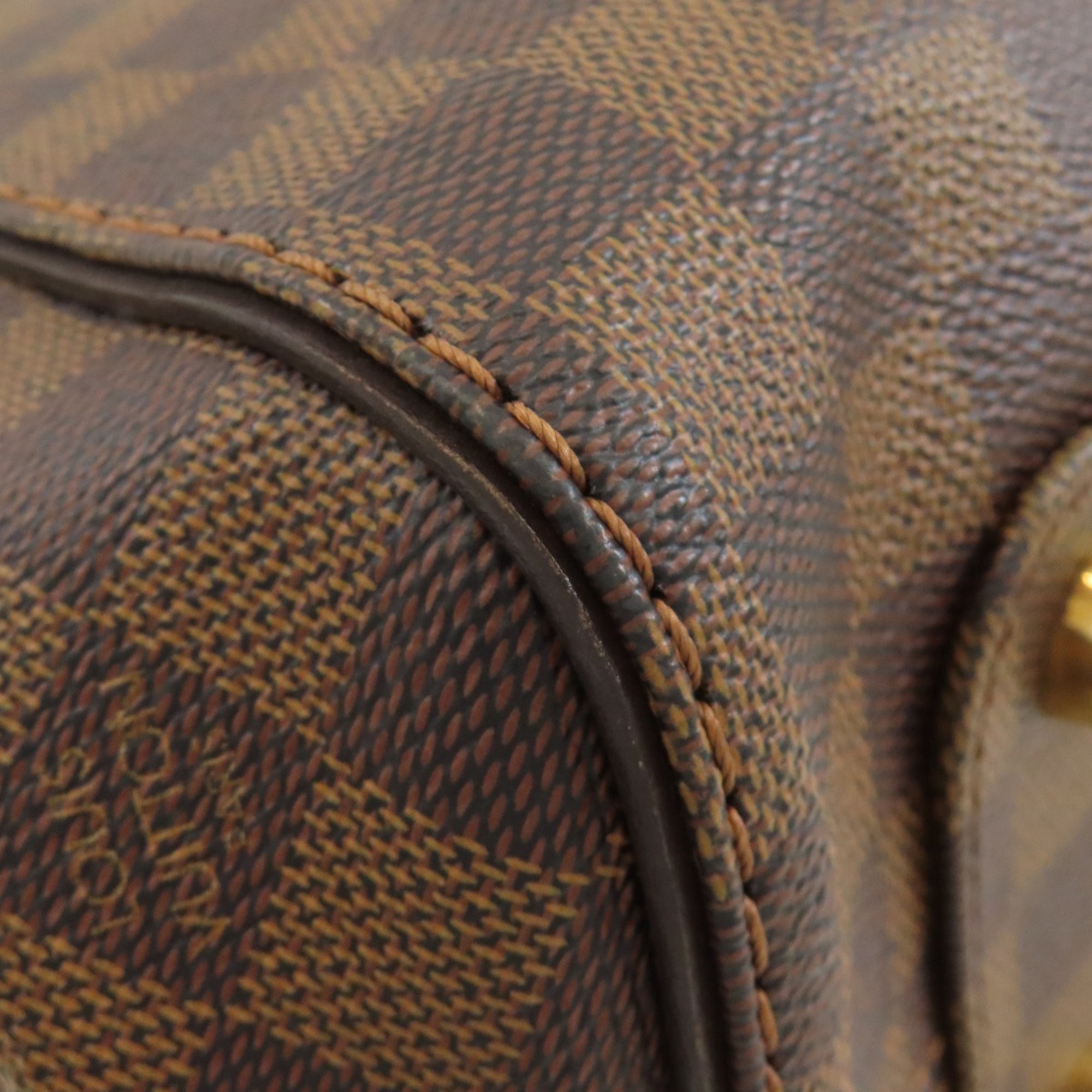 Louis Vuitton Brown Damier Canvas Ebene Damier Canvas Tote Bag (Pre-Owned)