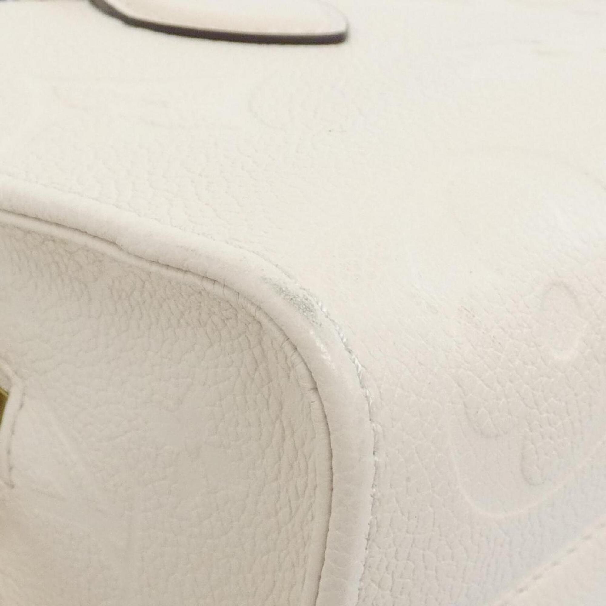 Louis Vuitton Cream Leather Handbag (Pre-Owned)