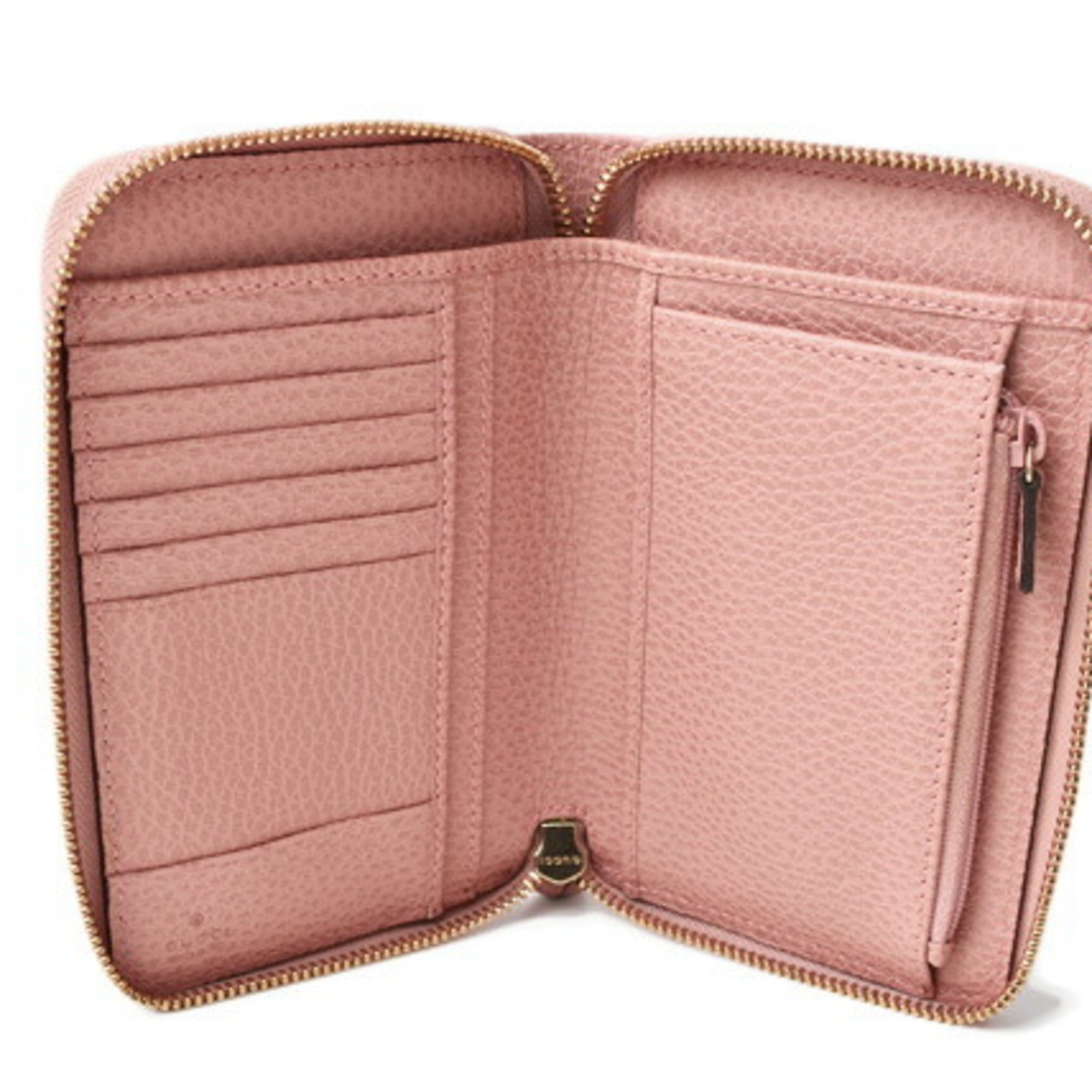 Gucci Light Pink Leather Wallet (Bi-Fold) (Pre-Owned)