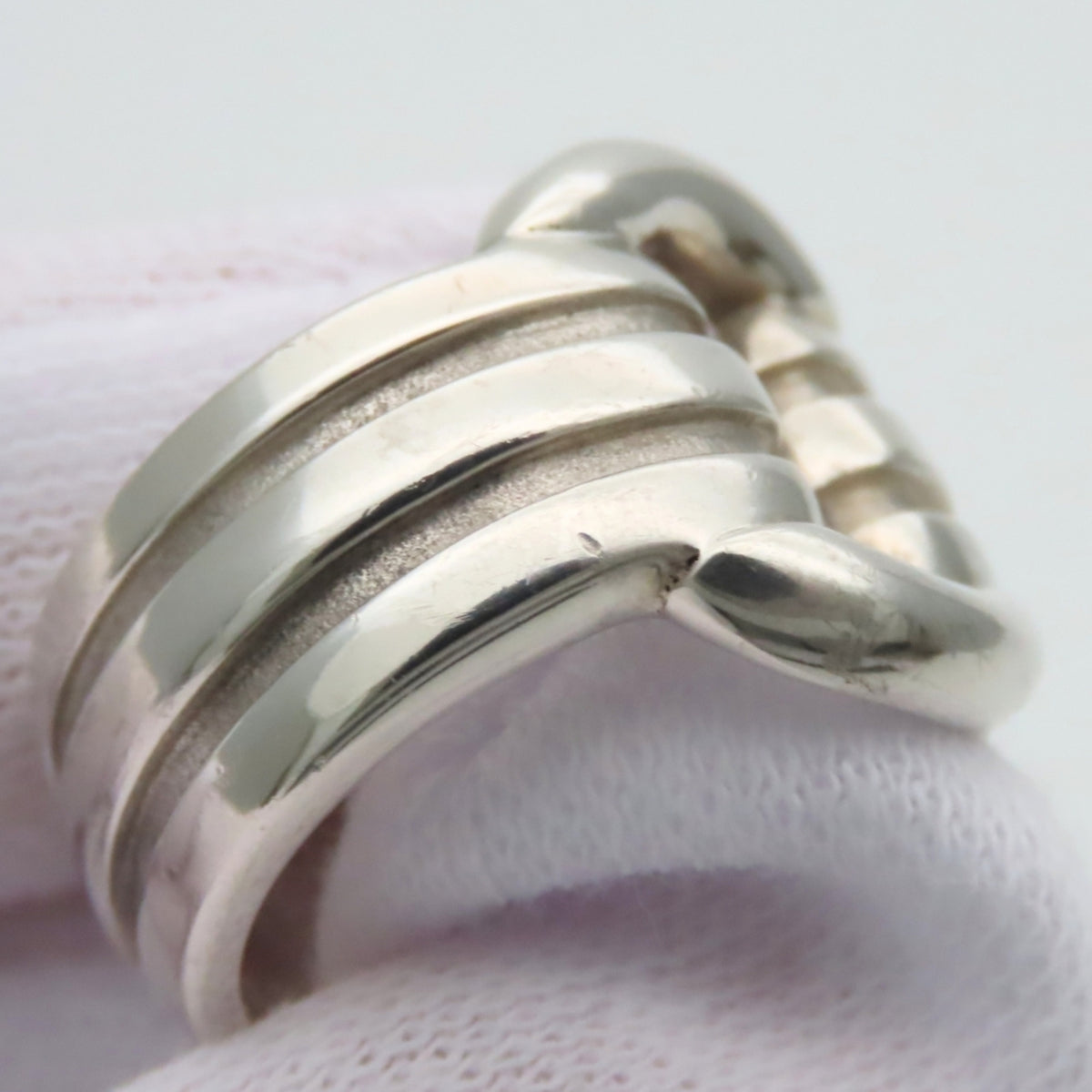 Tiffany Silver Silver 925 Band Ring (Pre-Owned)