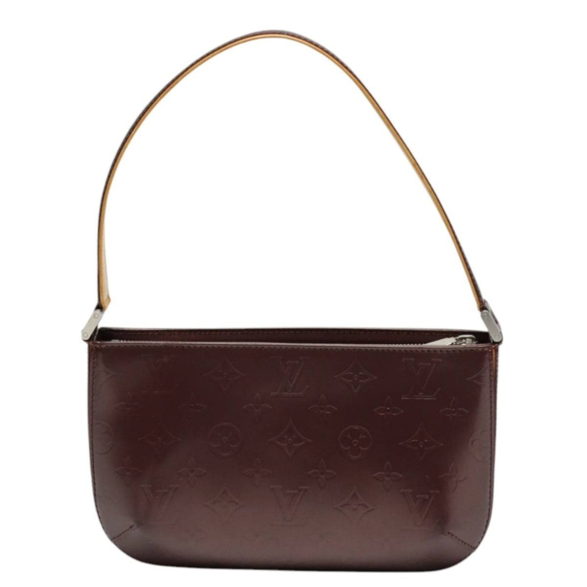 Louis Vuitton Monogram Red Color Violet Monogram Mat Handbag (Pre-Owned)