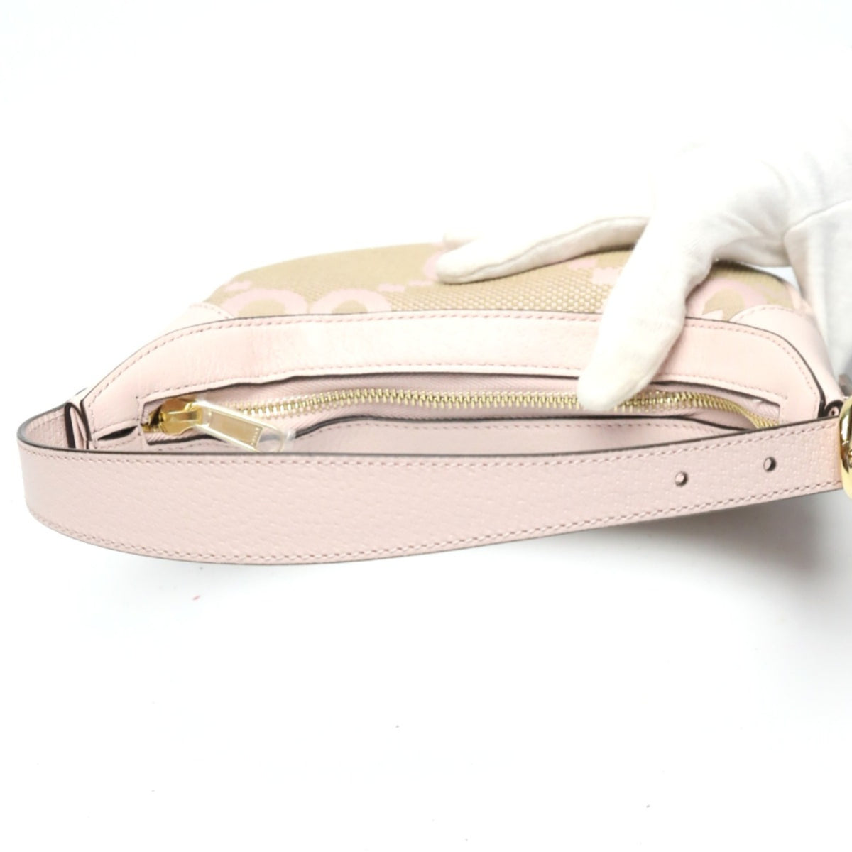 Gucci Pink Gg Canvas Handbag (Pre-Owned)