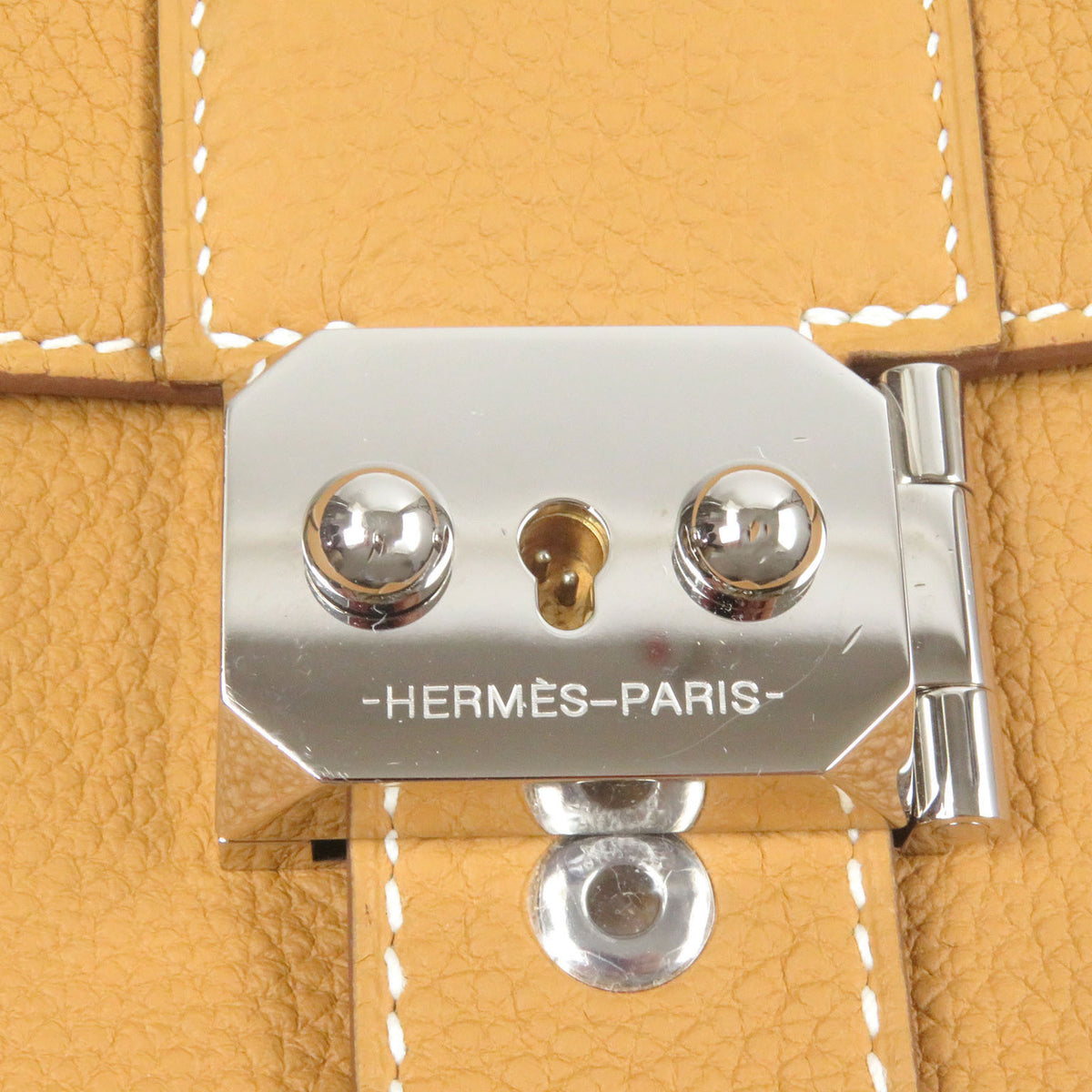 Hermes Natural Sable Togo Leather Shoulder Bag (Pre-Owned)