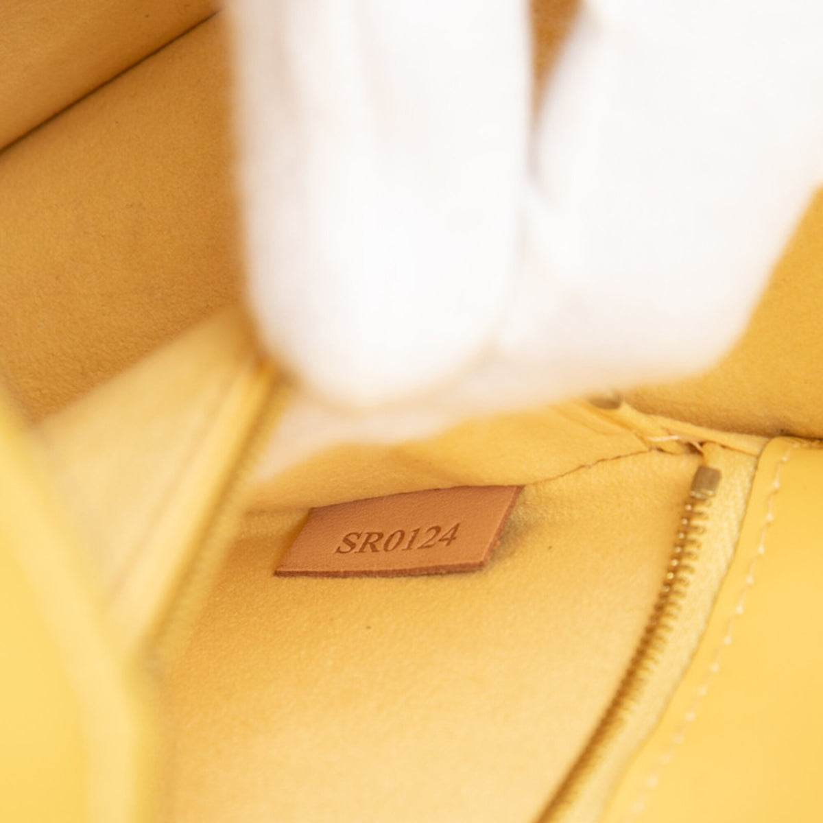 Louis Vuitton Vernis Yellow Patent Leather Handbag Shoulder Bag (Pre-Owned)