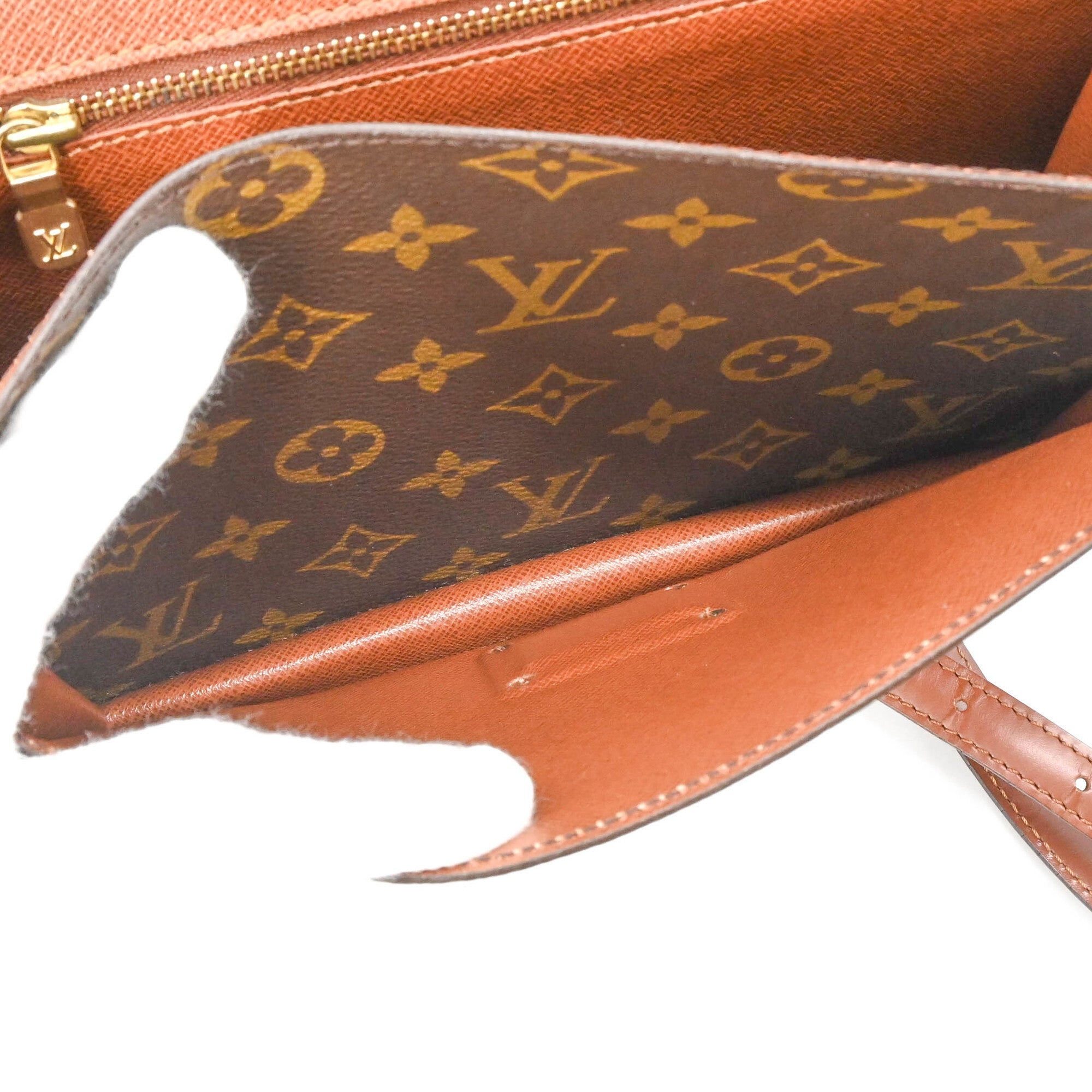 Louis Vuitton Brown Monogram Handbag Shoulder Bag (Pre-Owned)