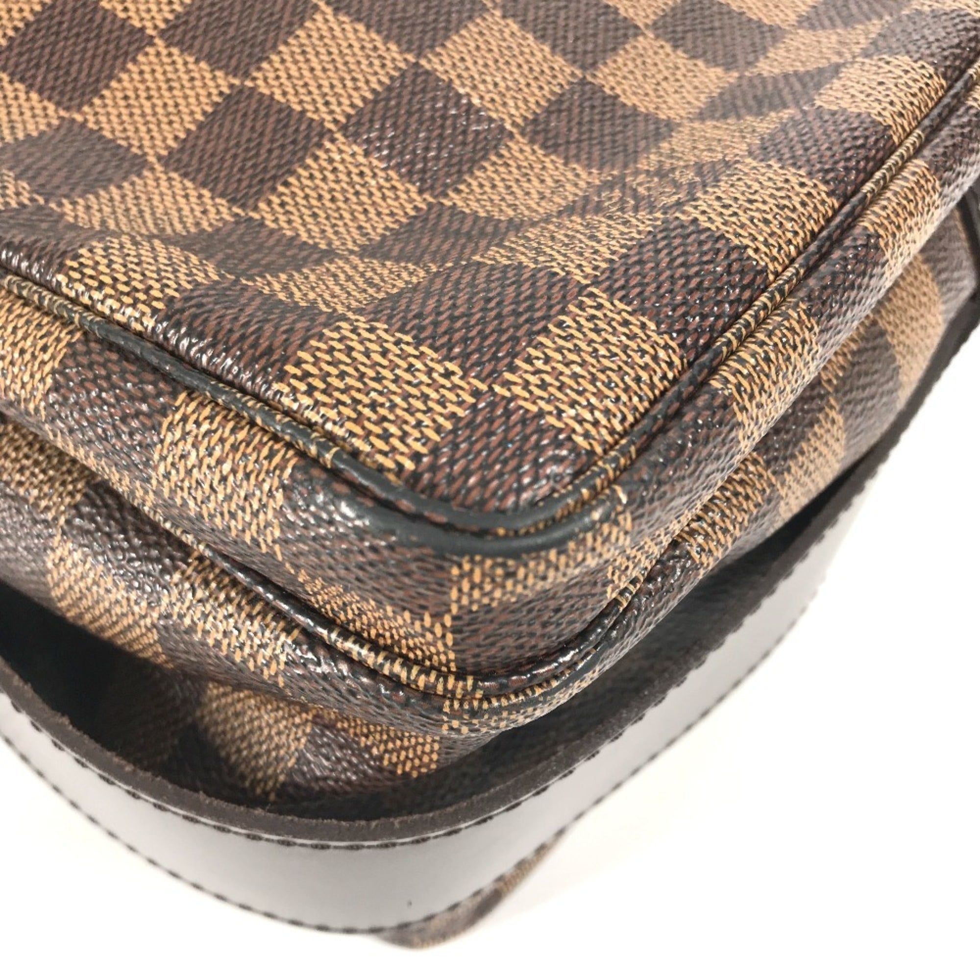 Louis Vuitton Damier Brown Ebene Damier Canvas Shoulder Bag (Pre-Owned)