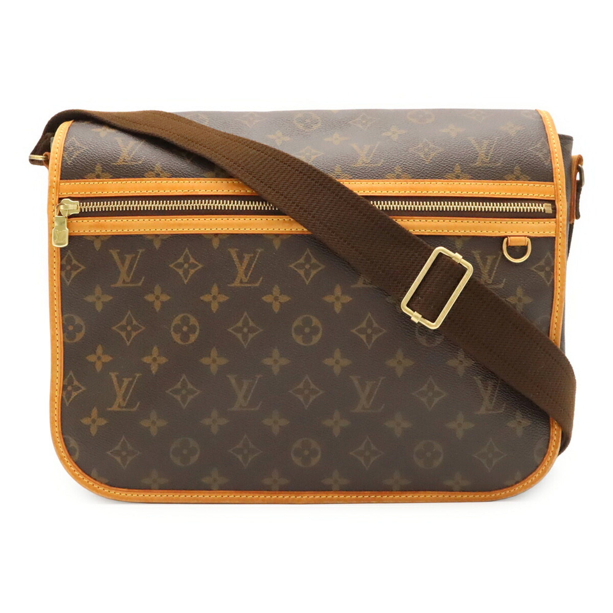 Louis Vuitton Brown Monogram Canvas Messenger Bag Shoulder Bag (Pre-Owned)