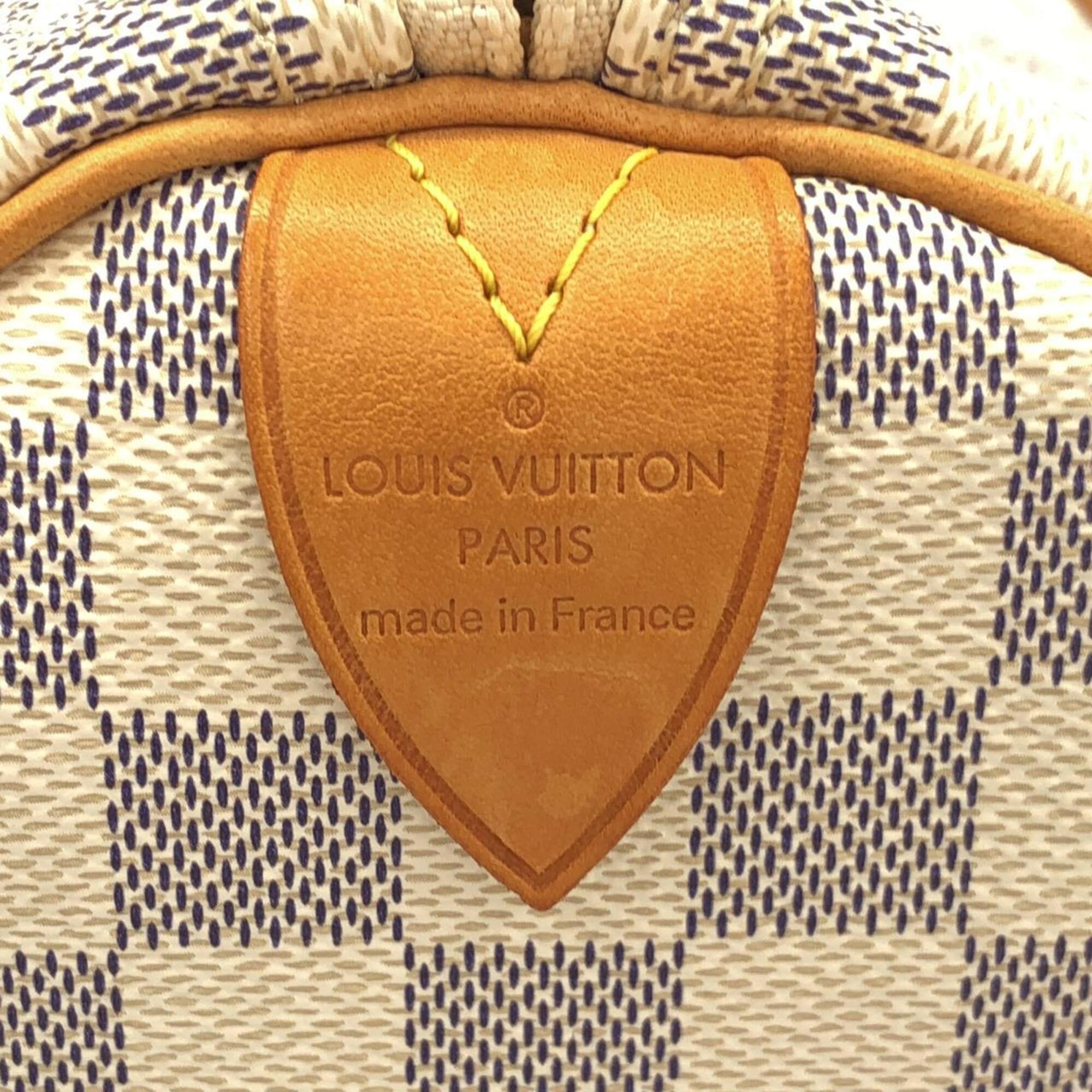 Louis Vuitton Azur Coated Canvas Boston Bag (Pre-Owned)