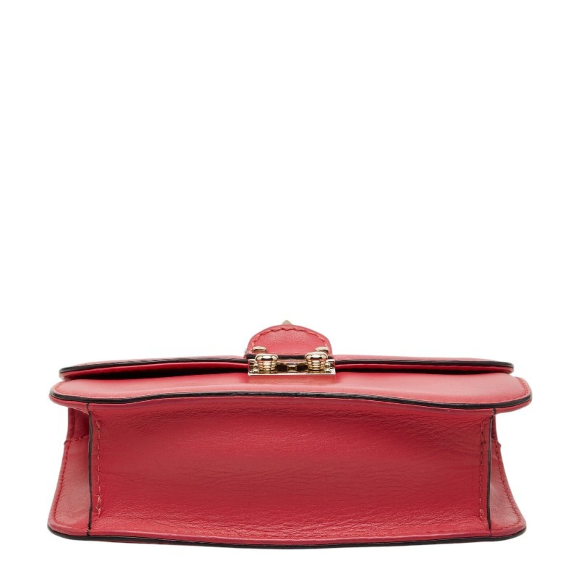 Valentino Pink Leather Shoulder Bag (Pre-Owned)