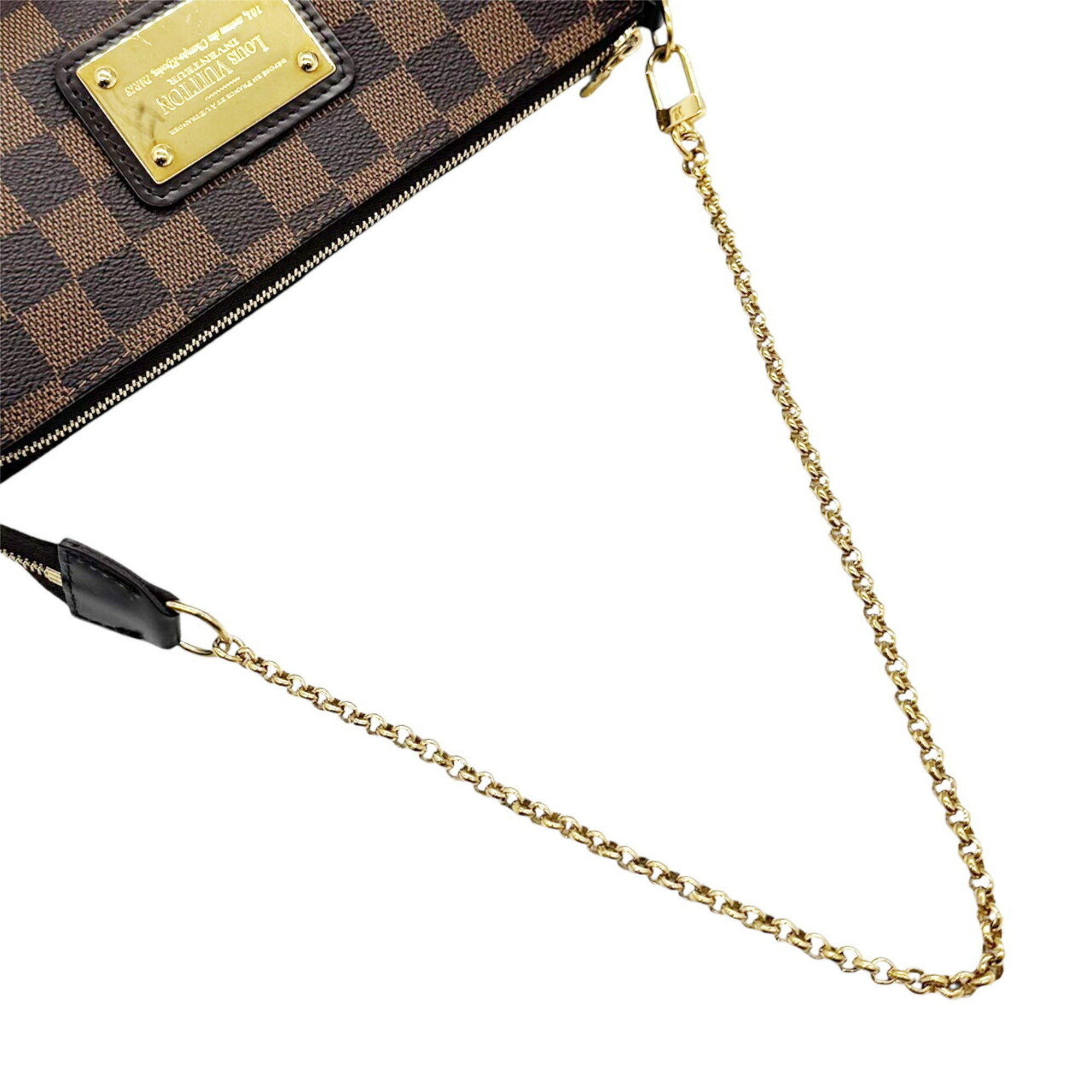 Louis Vuitton Brown Damier Canvas Ebene Damier Canvas Pochette Shoulder Bag (Pre-Owned)