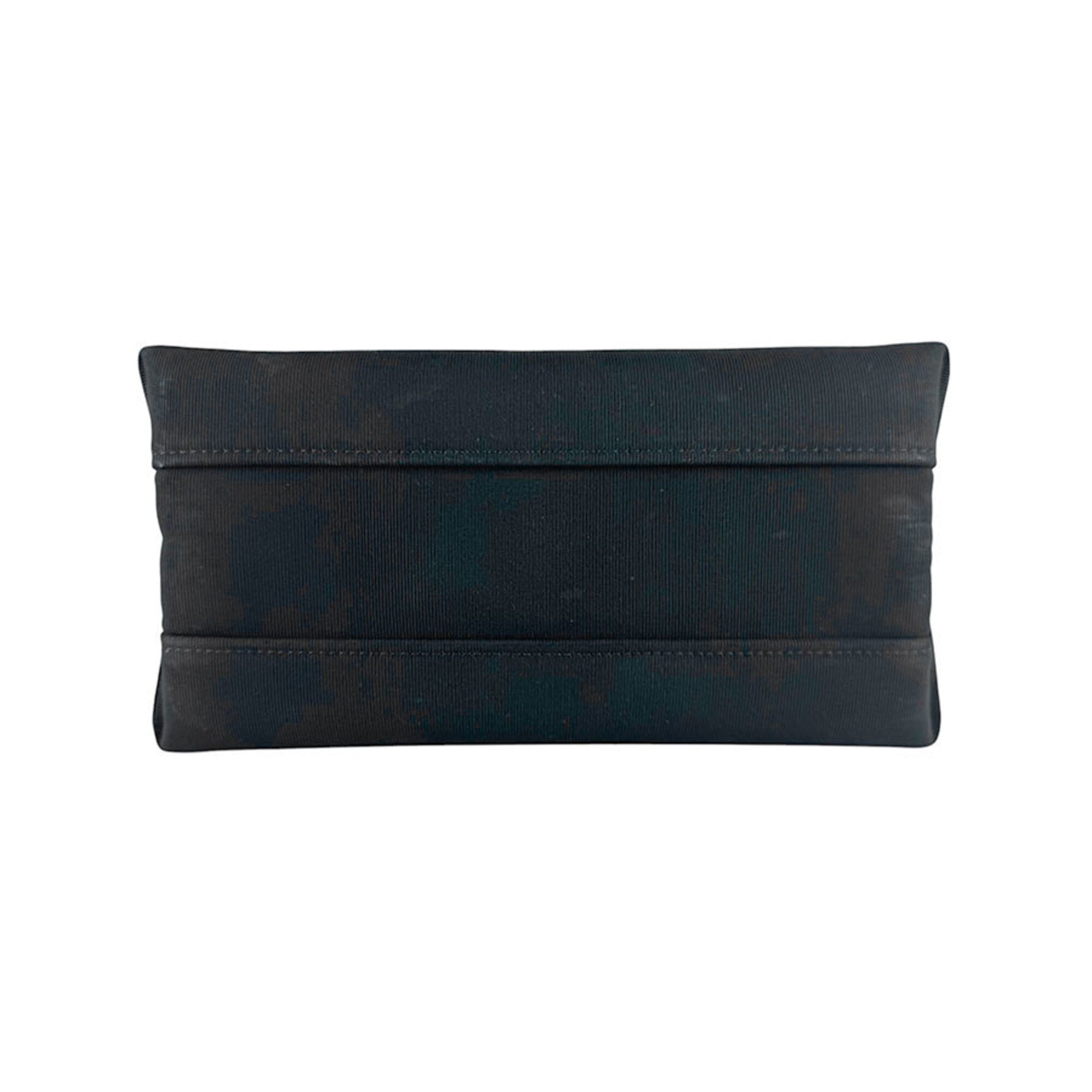 Salvatore Ferragamo Black Canvas Handbag Tote Bag (Pre-Owned)