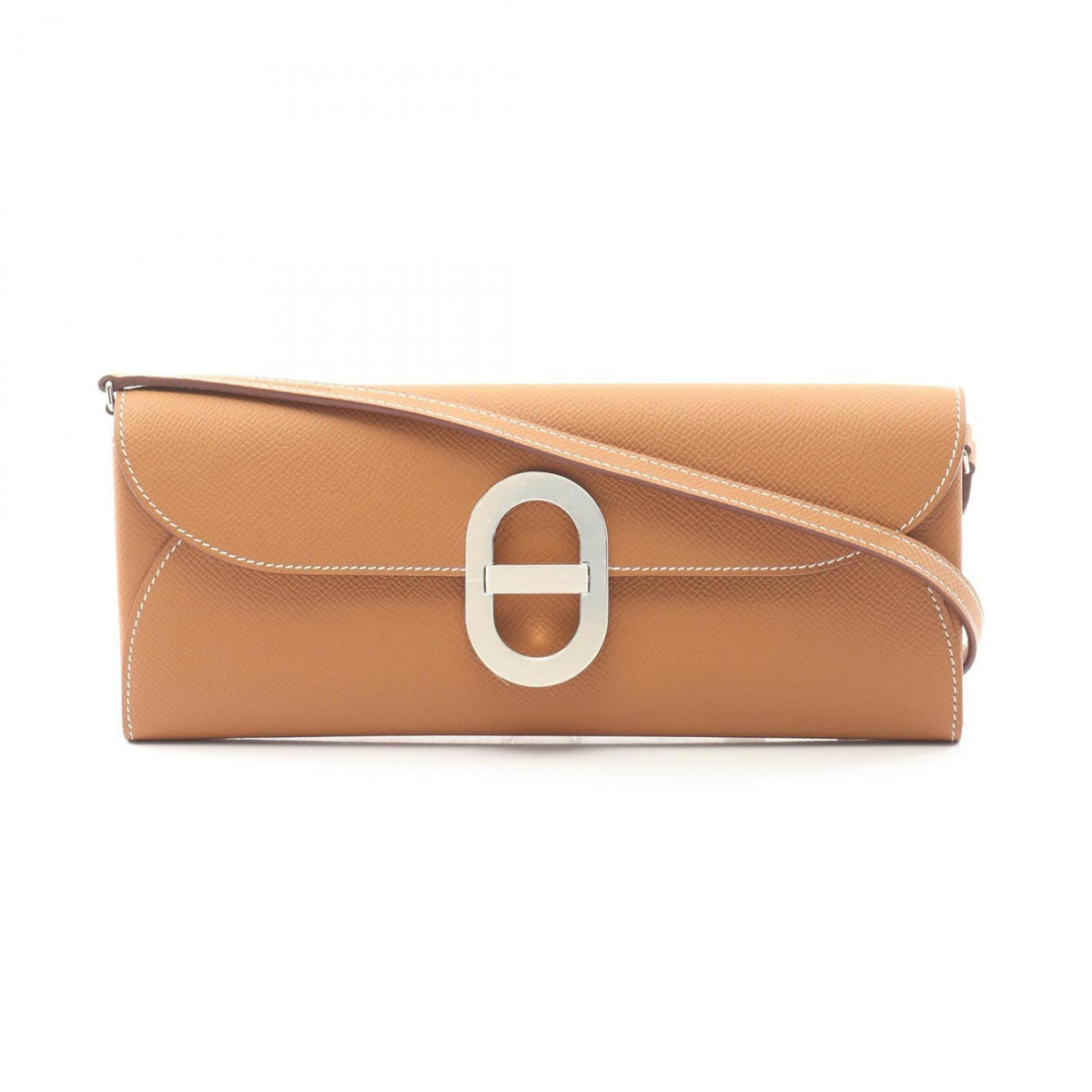 Hermes Brown Epsom Leather Shoulder Bag (Pre-Owned)