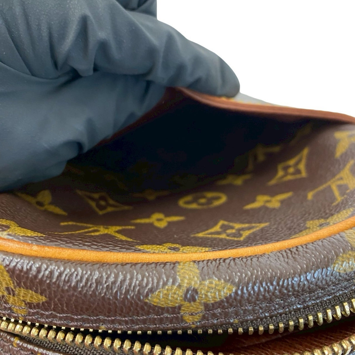 Louis Vuitton Brown Leather Pvc Pochette Shoulder Bag (Pre-Owned)