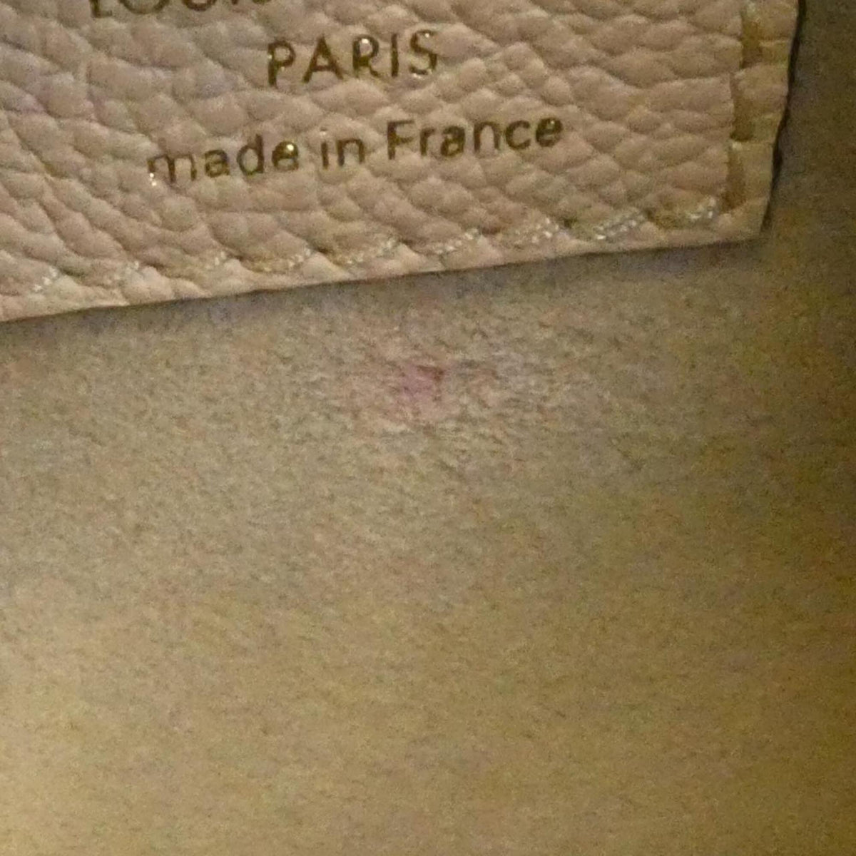 Louis Vuitton Monogram Empreinte Cream Saffron Monogram Empreinte Shoulder Bag (Pre-Owned)