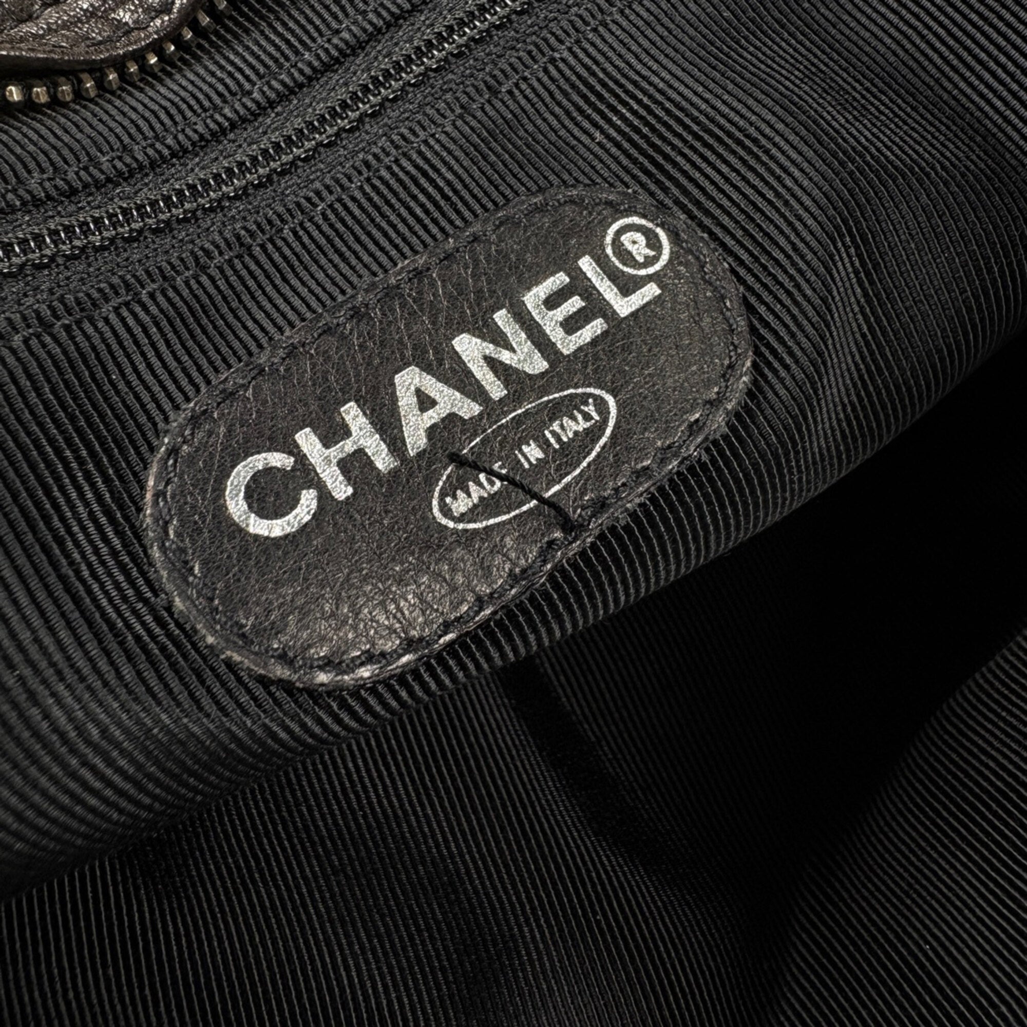 Chanel Matelasse Dark Brown Leather Shoulder Bag Tote Bag (Pre-Owned)