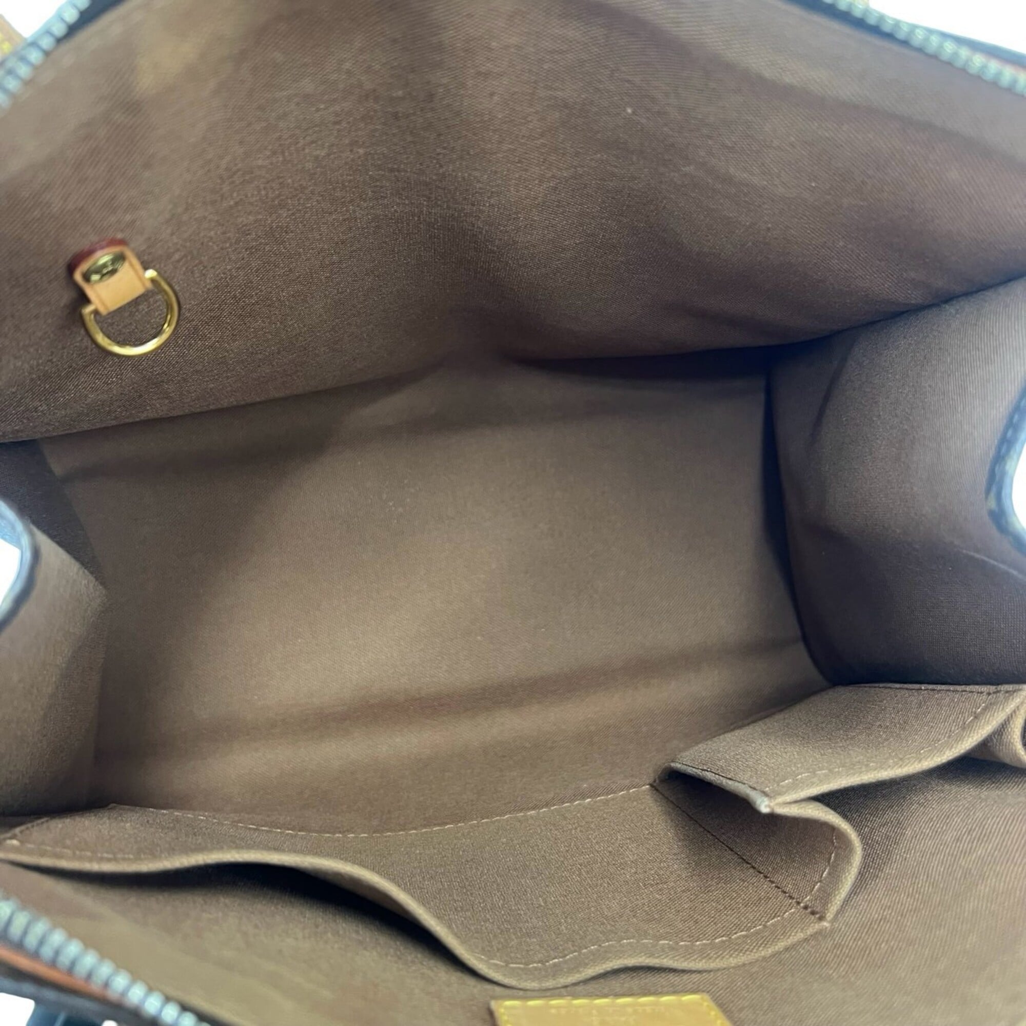 Louis Vuitton Brown Leather Pvc Shoulder Bag Tote Bag (Pre-Owned)
