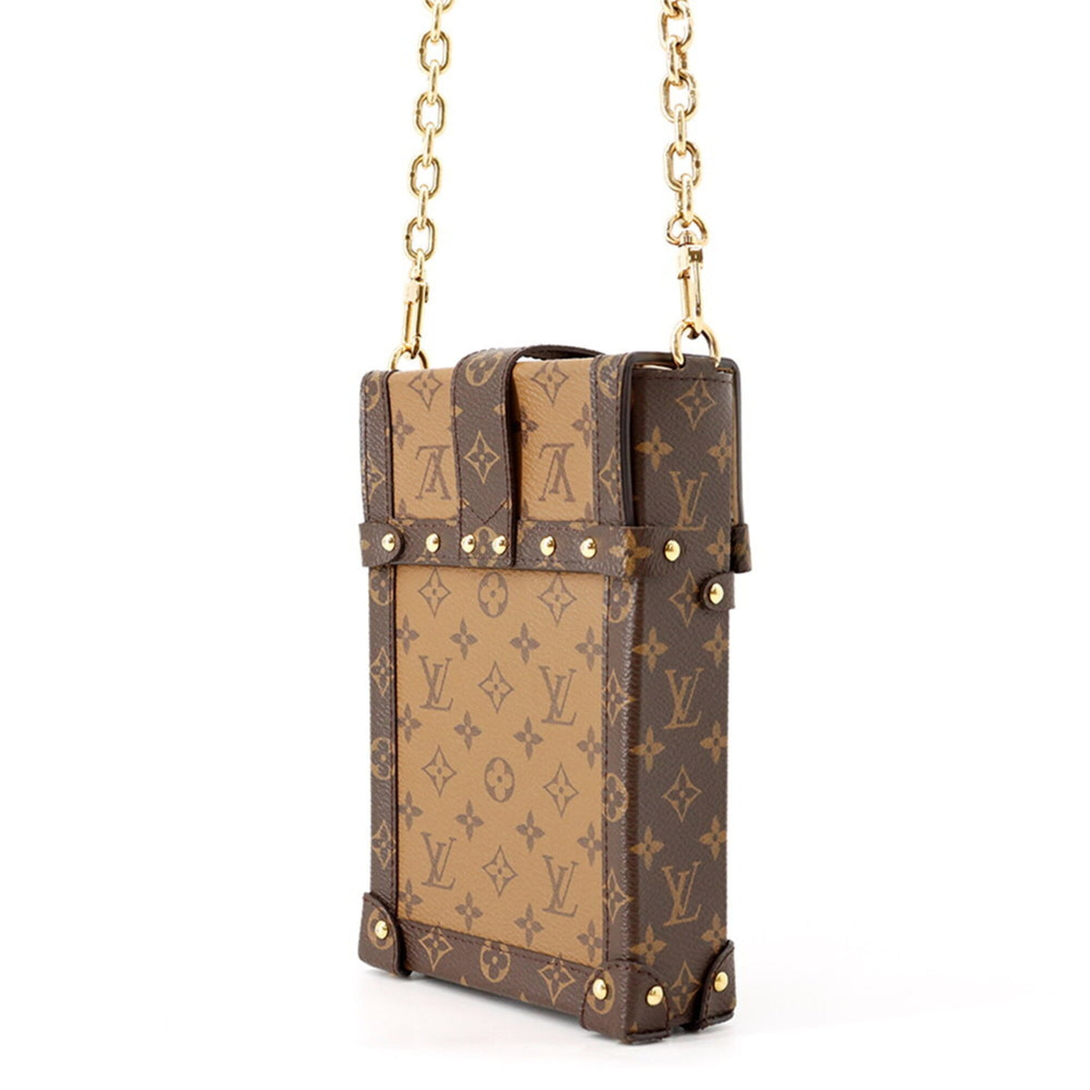 Louis Vuitton Brown Monogram Reverse Shoulder Bag (Pre-Owned)