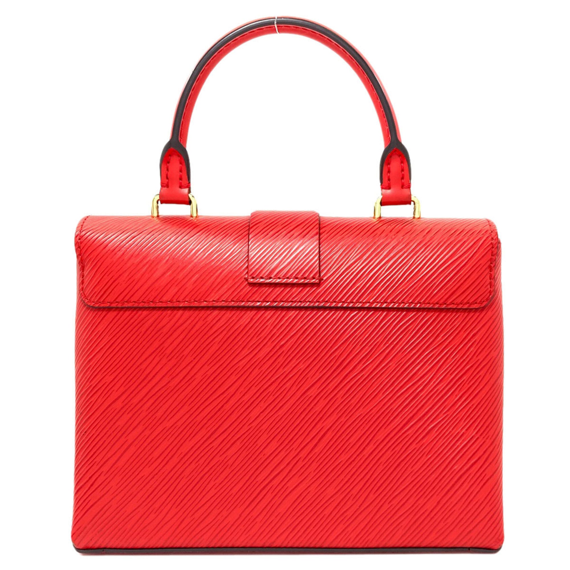 Louis Vuitton Red Color Epi Leather Handbag (Pre-Owned)