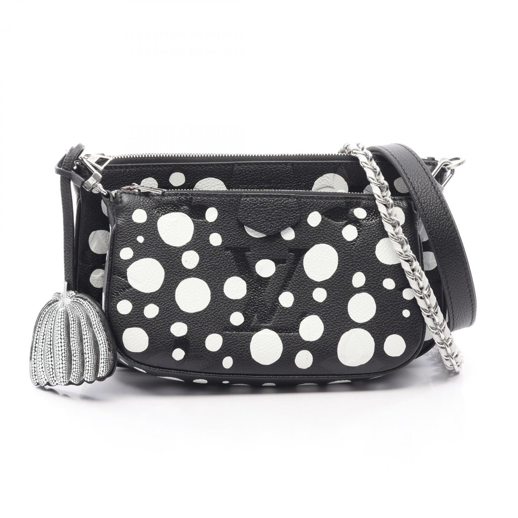 Louis Vuitton Black White Monogram Empreinte Handbag Pochette Shoulder Bag (Pre-Owned)
