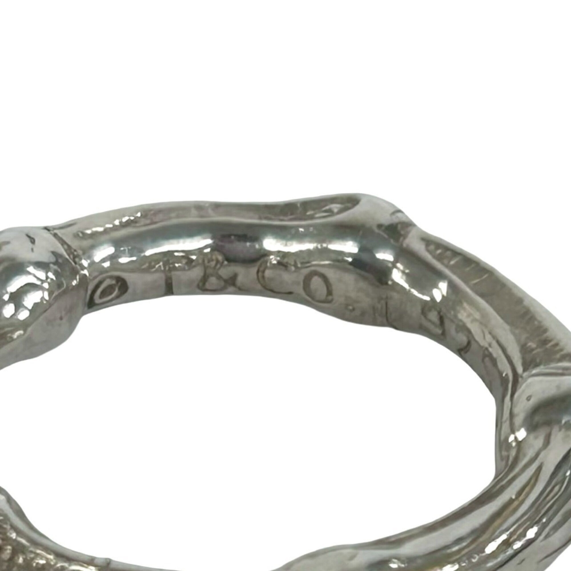Tiffany Silver Silver 925 Band Ring (Pre-Owned)