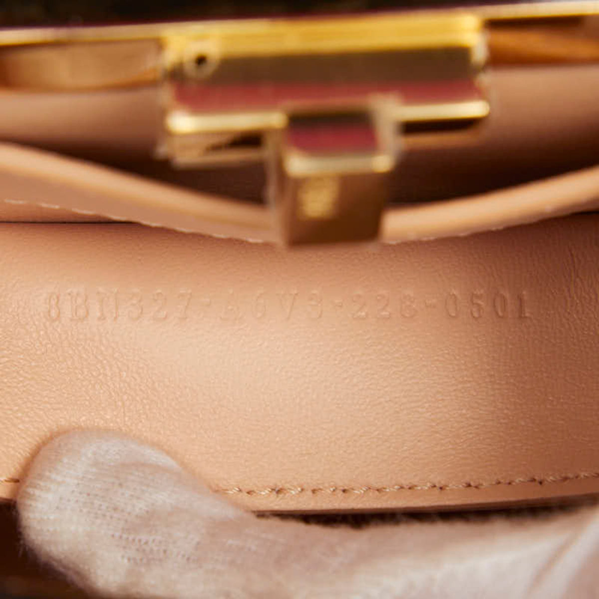 Fendi Selleria Pink Leather Handbag Shoulder Bag (Pre-Owned)
