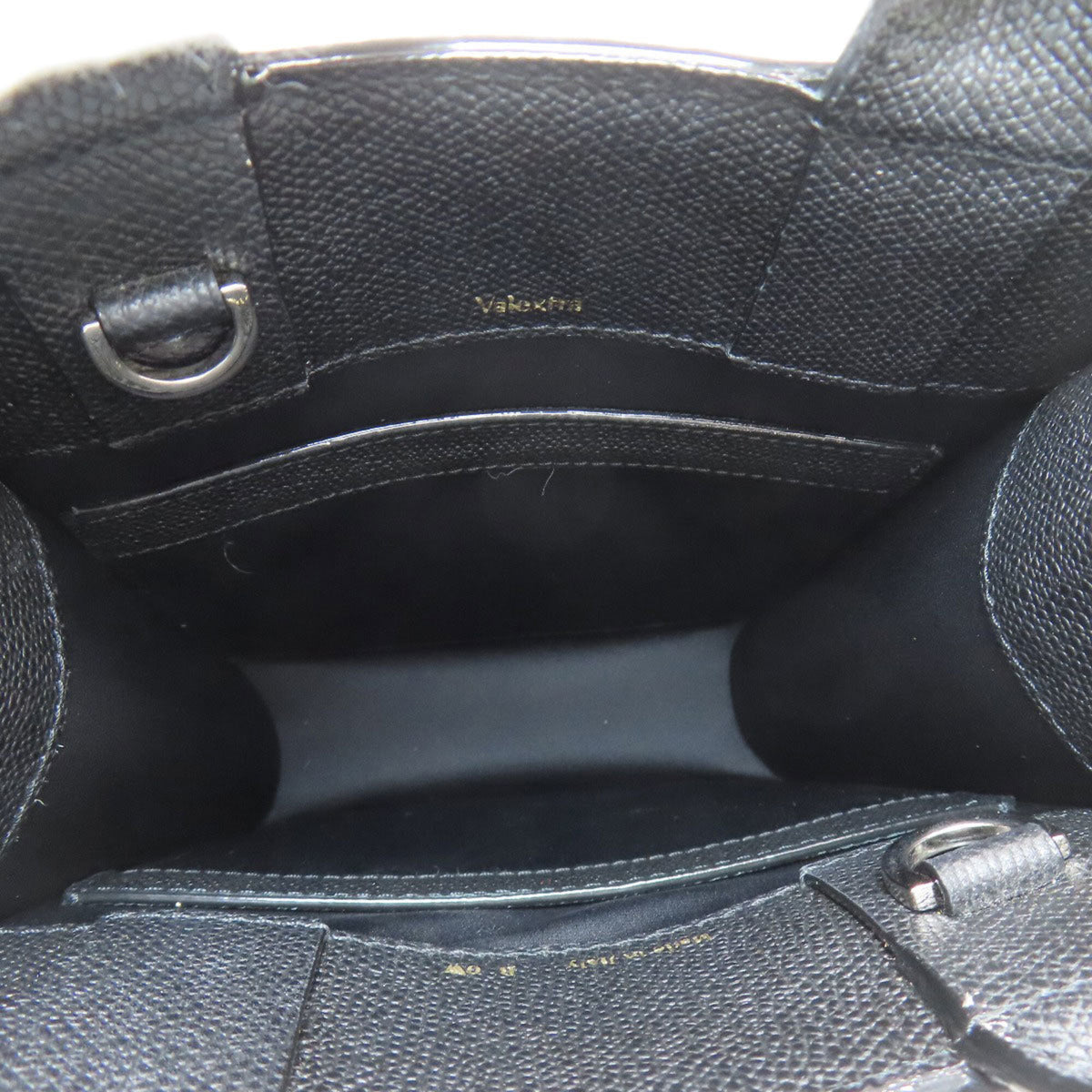 Valextra Black Leather Handbag (Pre-Owned)
