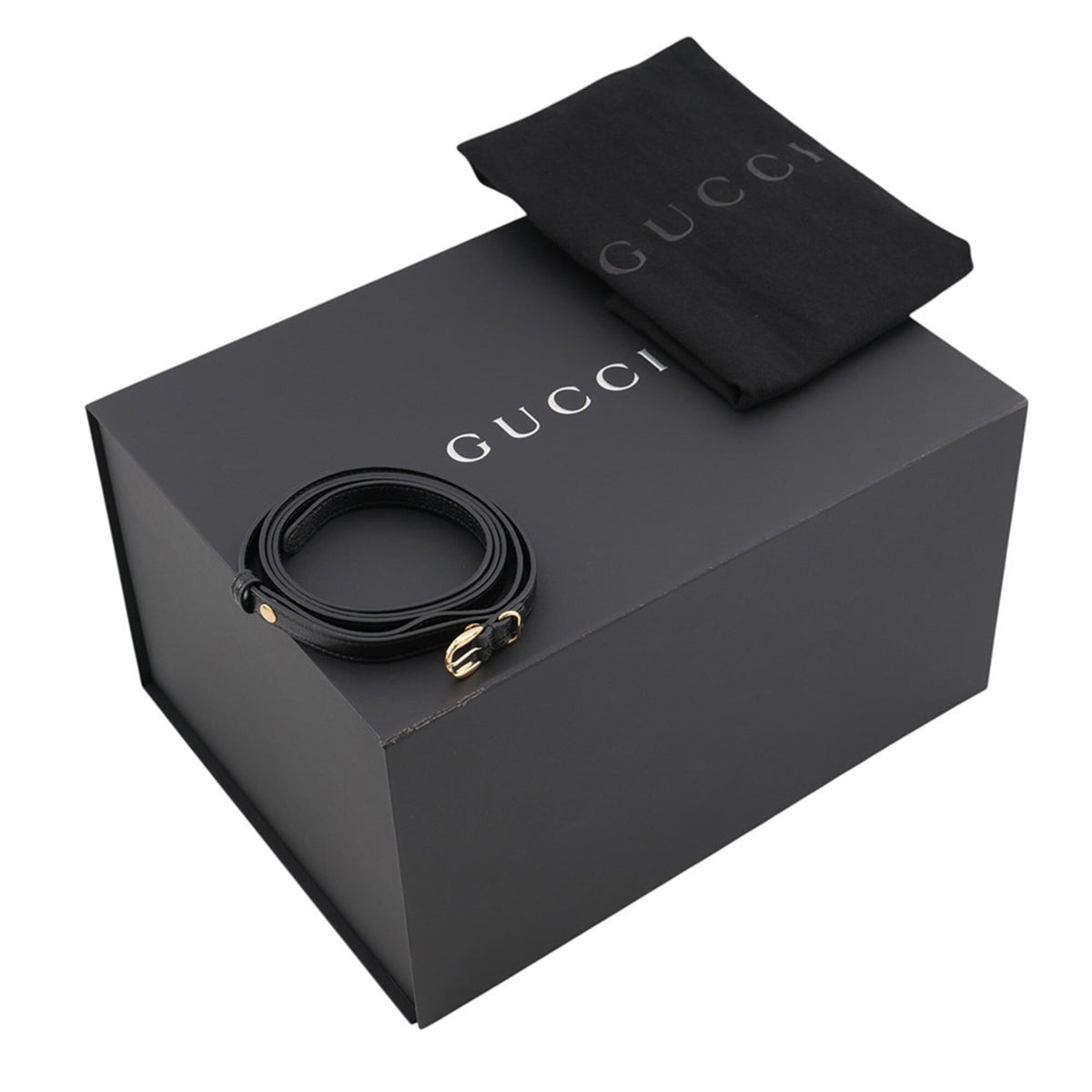 Gucci Black Leather Handbag (Pre-Owned)